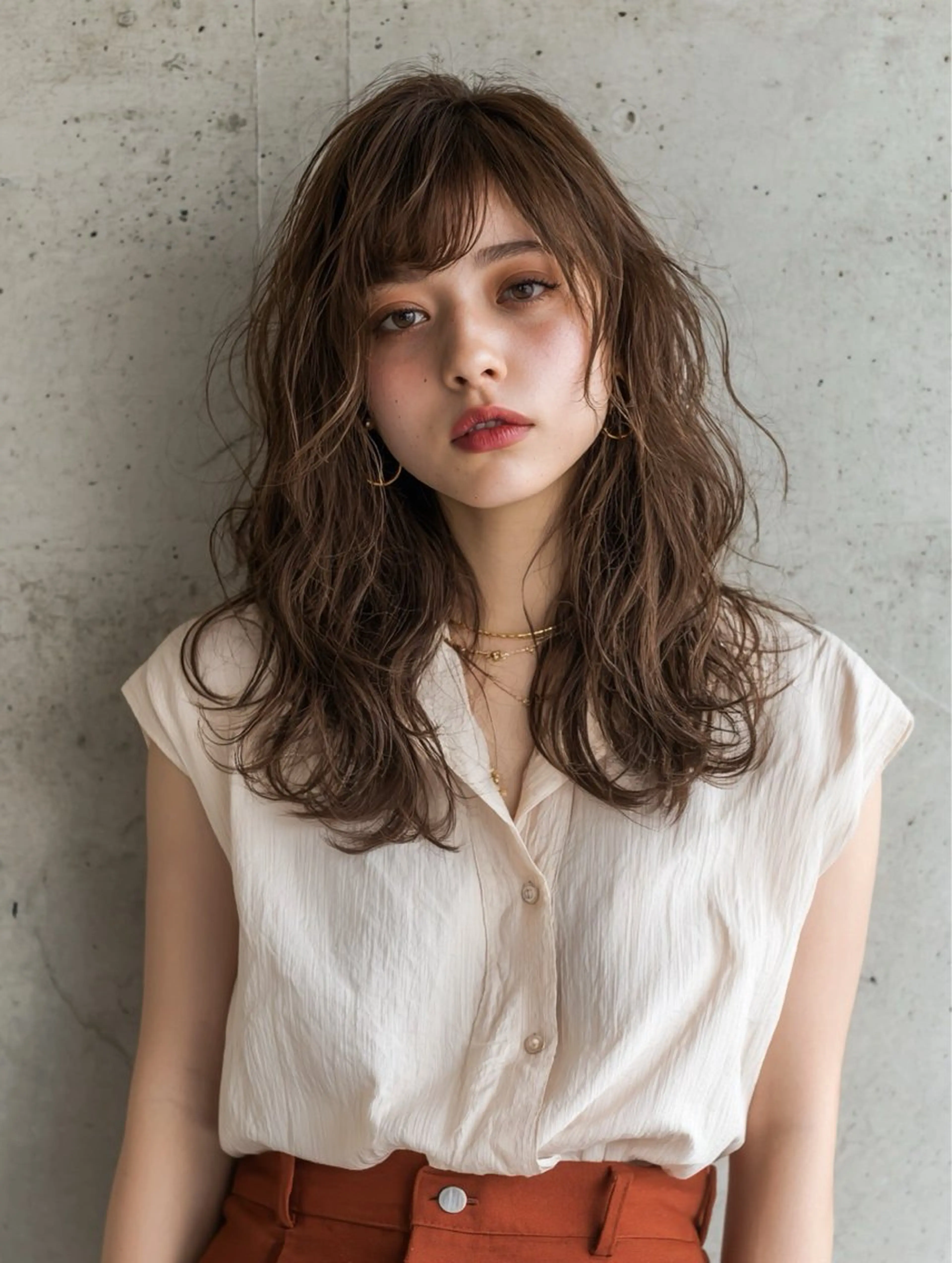 ロング カラー パーマ ヘアアレンジ メンズ メンズブリーチ アディクシーカラー ブリーチ 透明感カラー イルミナカラー ヘアカラー トリートメント 新宿駅近♡友達とOK 🦋W -ワット -のヘアスタイル