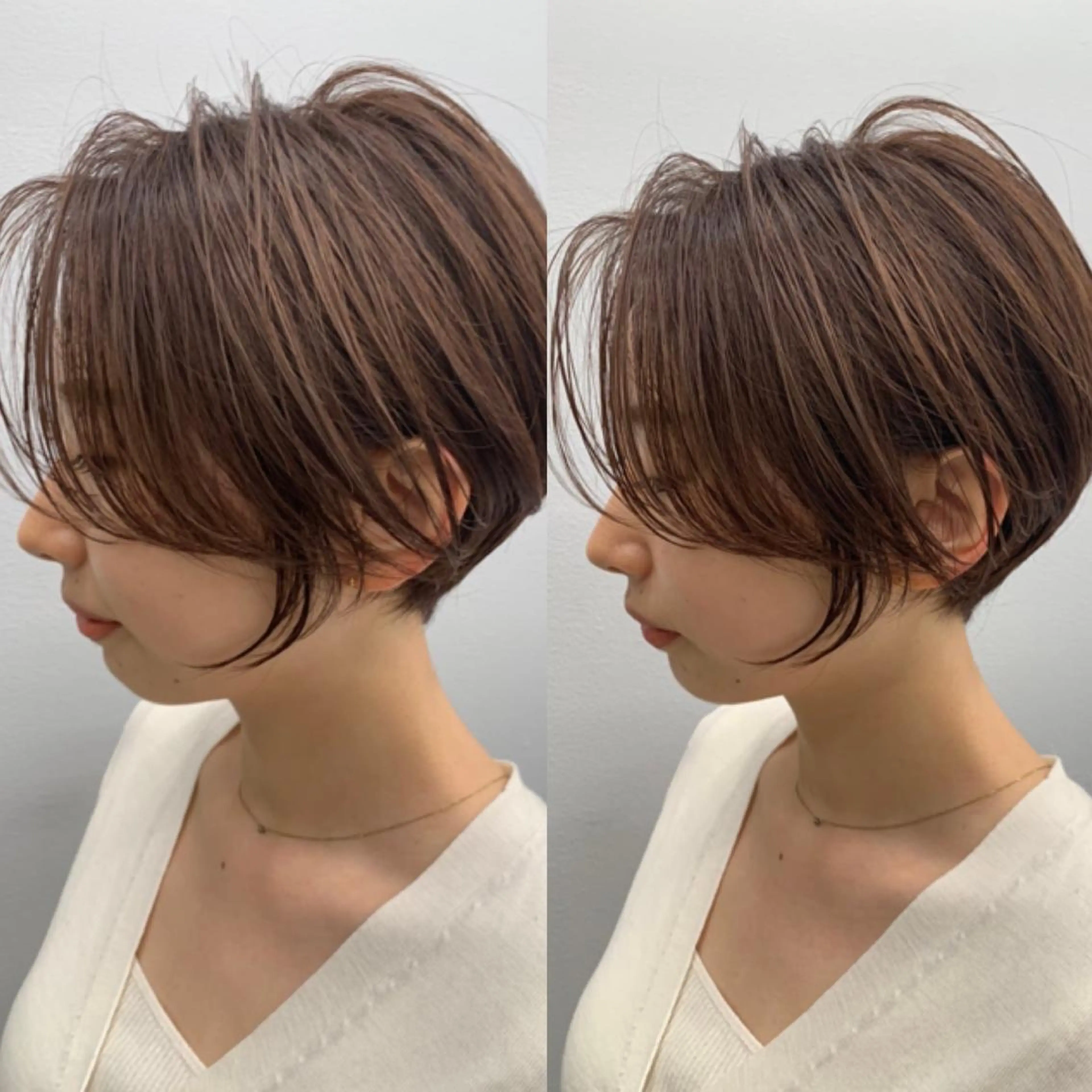 【ミニモ限定】デザインカット＋艶カラー¥8800🎁の写真