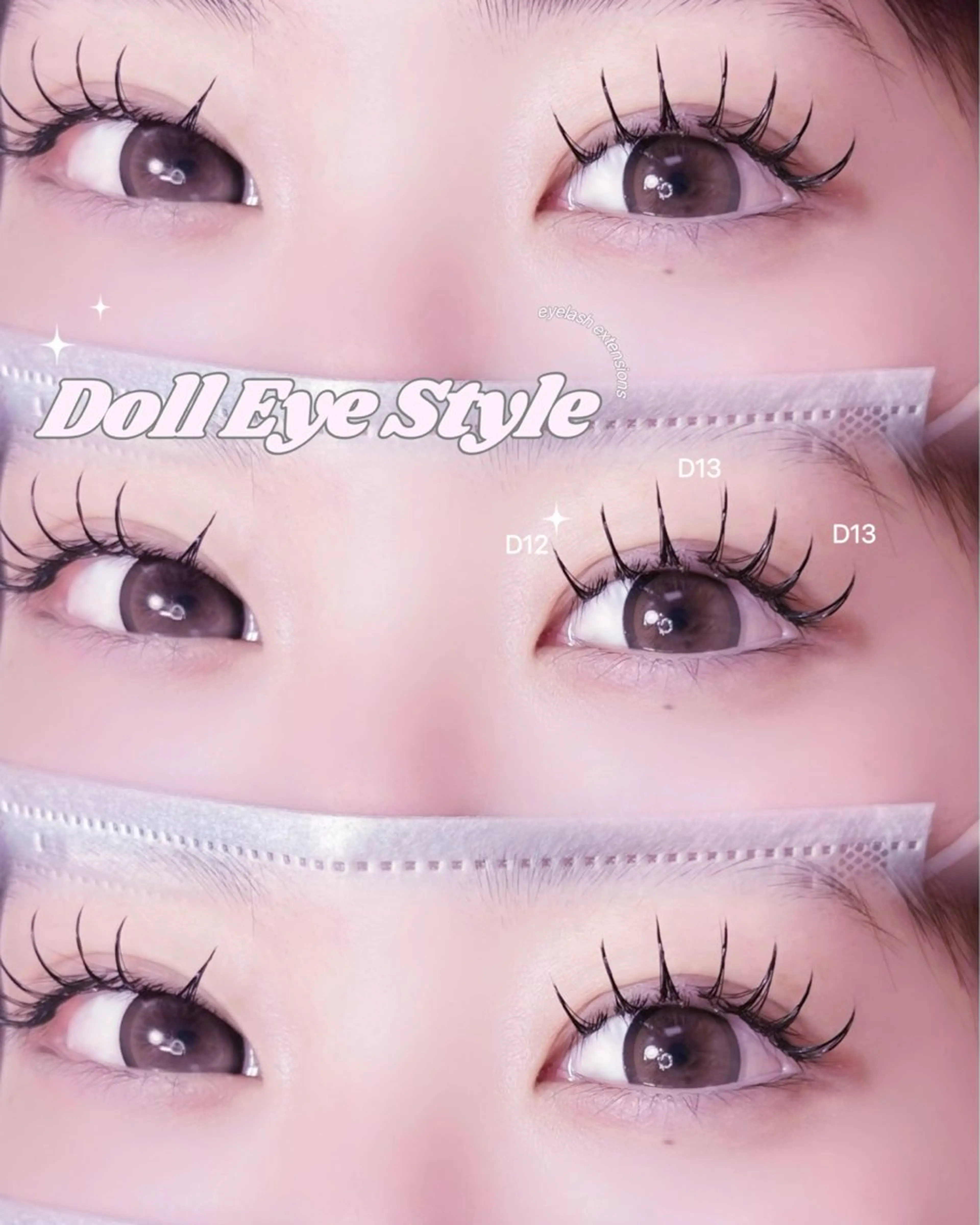 マツエク・マツパ うめもと みはるのマツエク・マツパデザイン