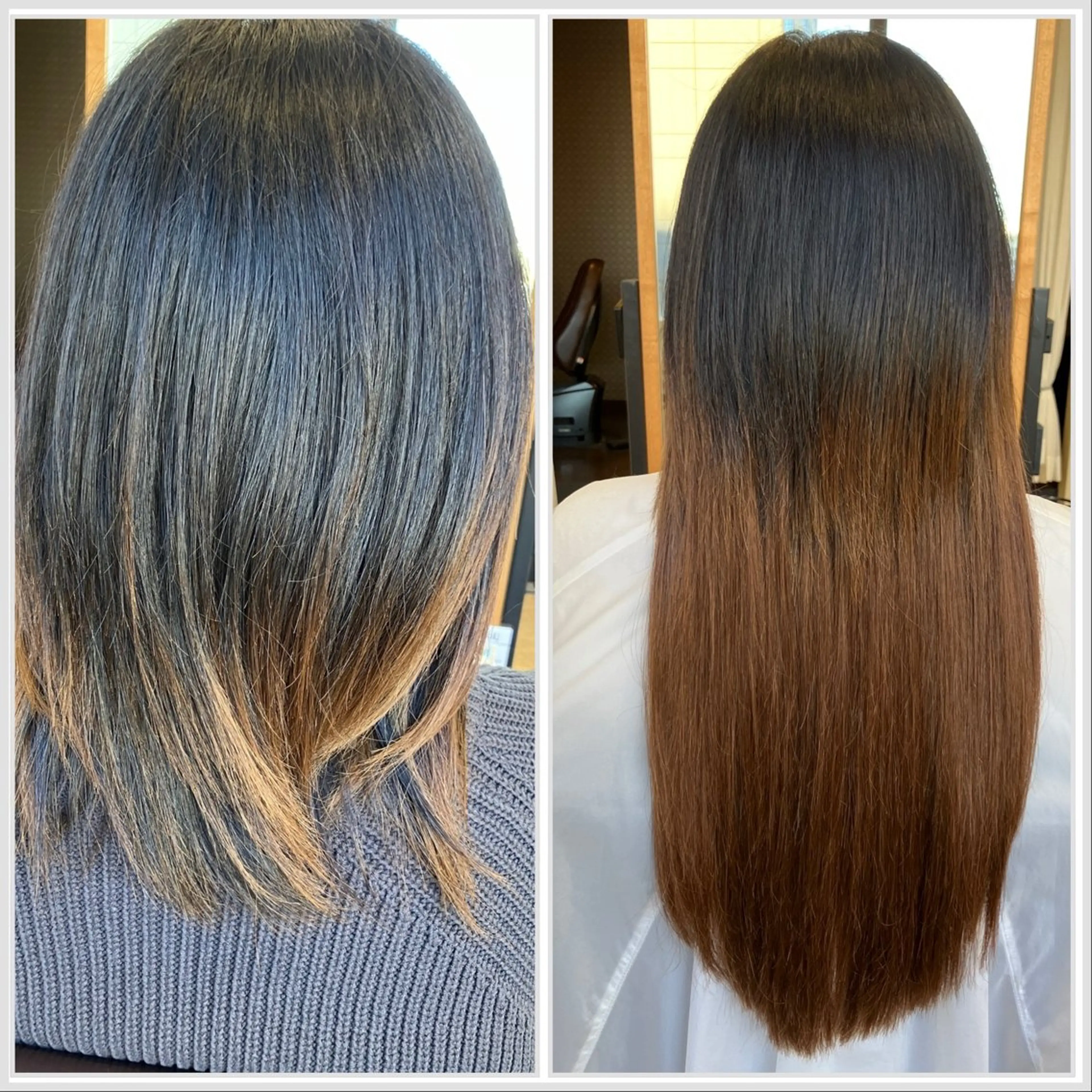 ミディアム エクステ エクステ エクステブリーチ矯正 griFFicaのヘアスタイル