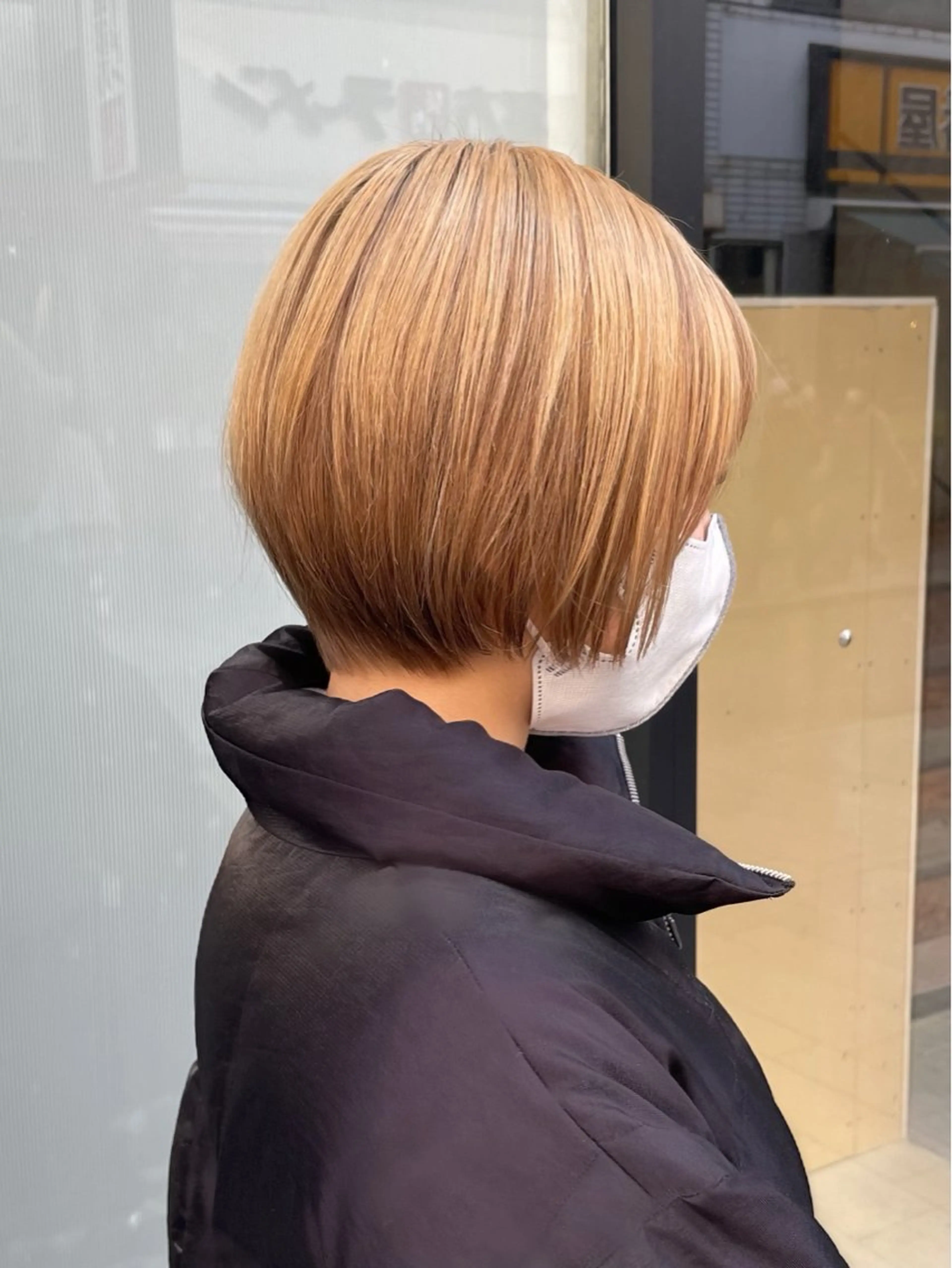 ショート カラー カット ヘアカラー トリートメント ショート/ボブ/ 透明感カラー/ほのかのヘアスタイル