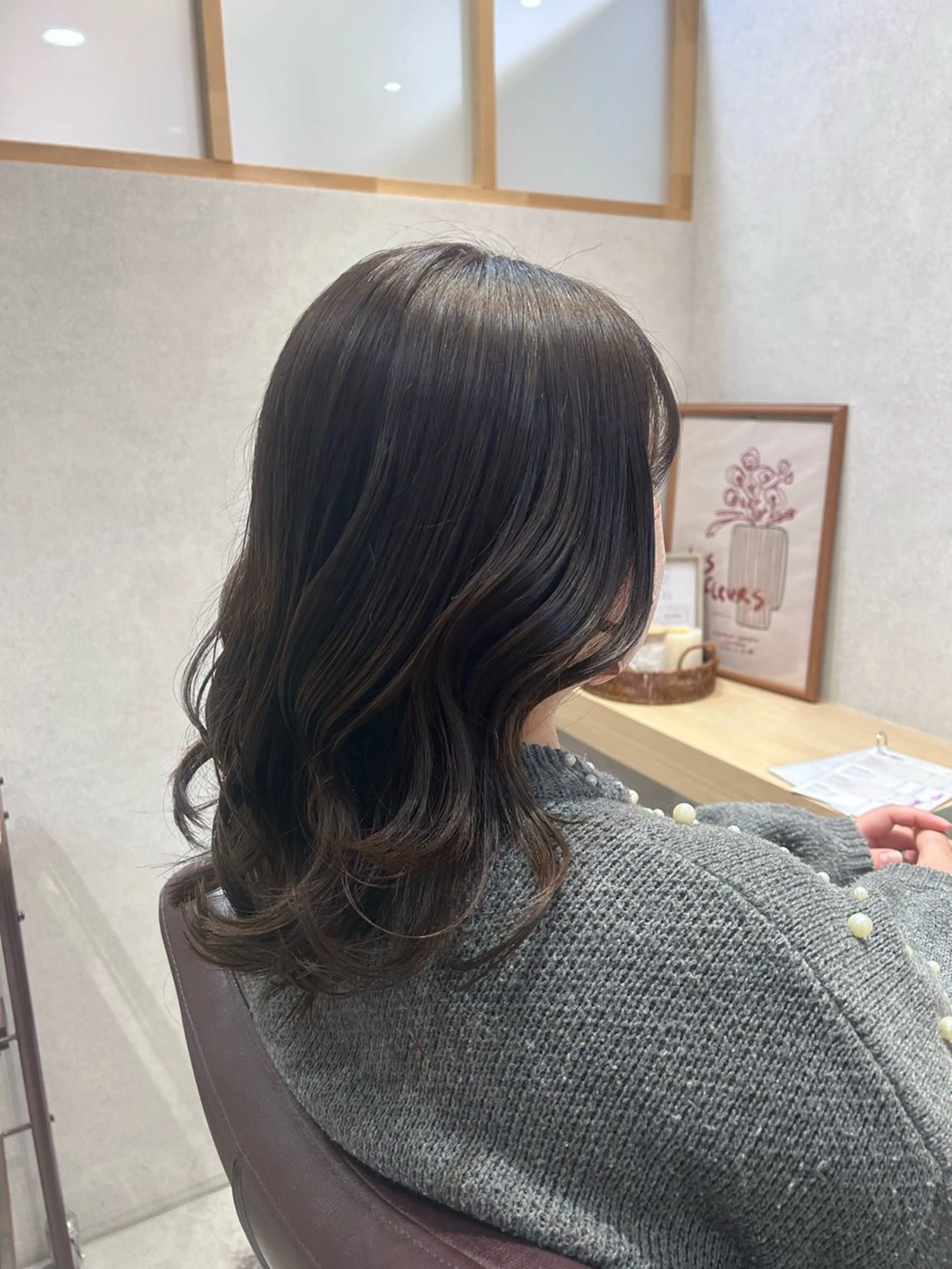 セミロング maoお洒落ヘア🎀 bob絶妙colorのヘアスタイル
