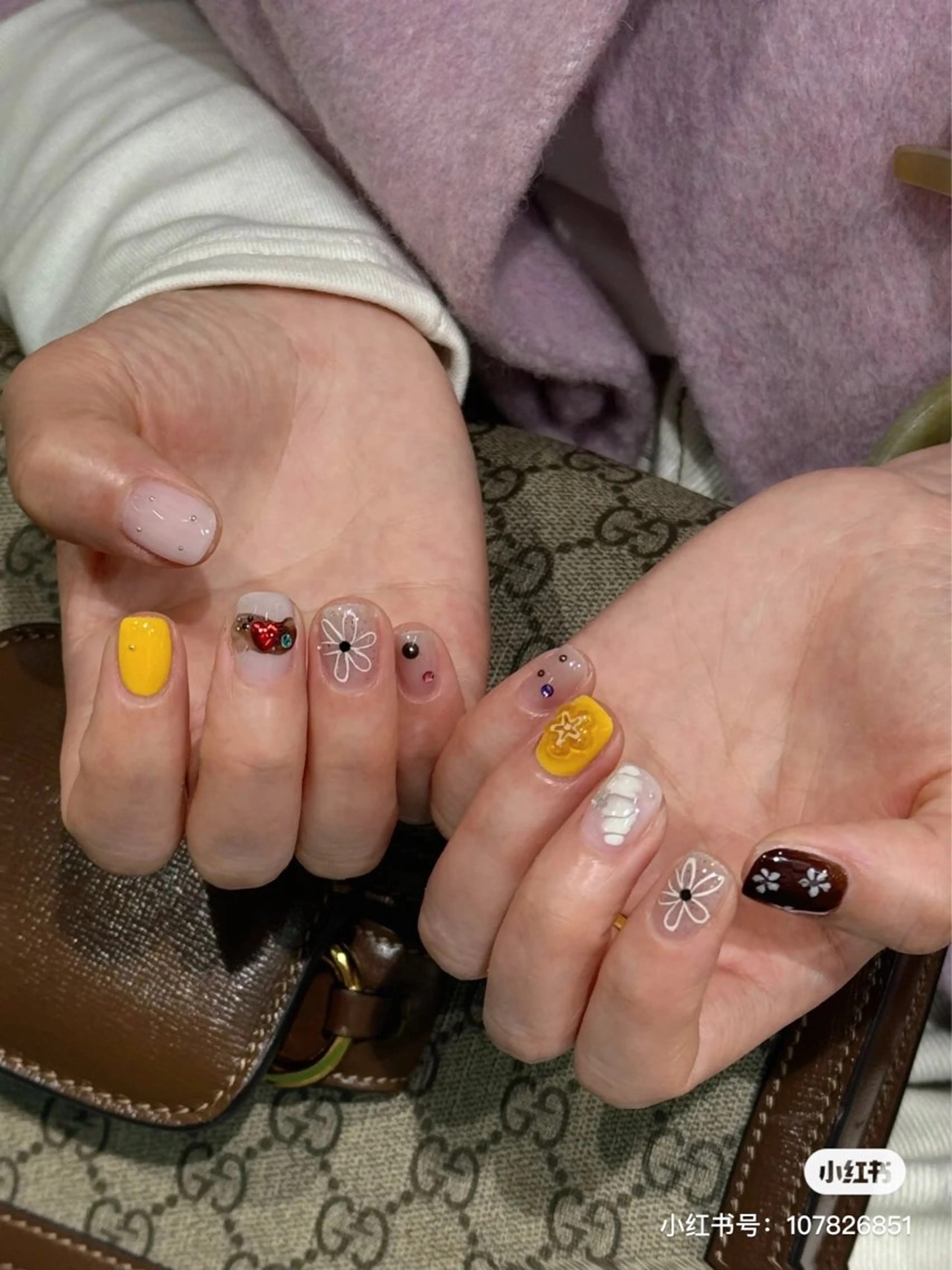 ネイル 春ネイル ハンドネイル enju0422所属・谷口 雪のネイルデザイン