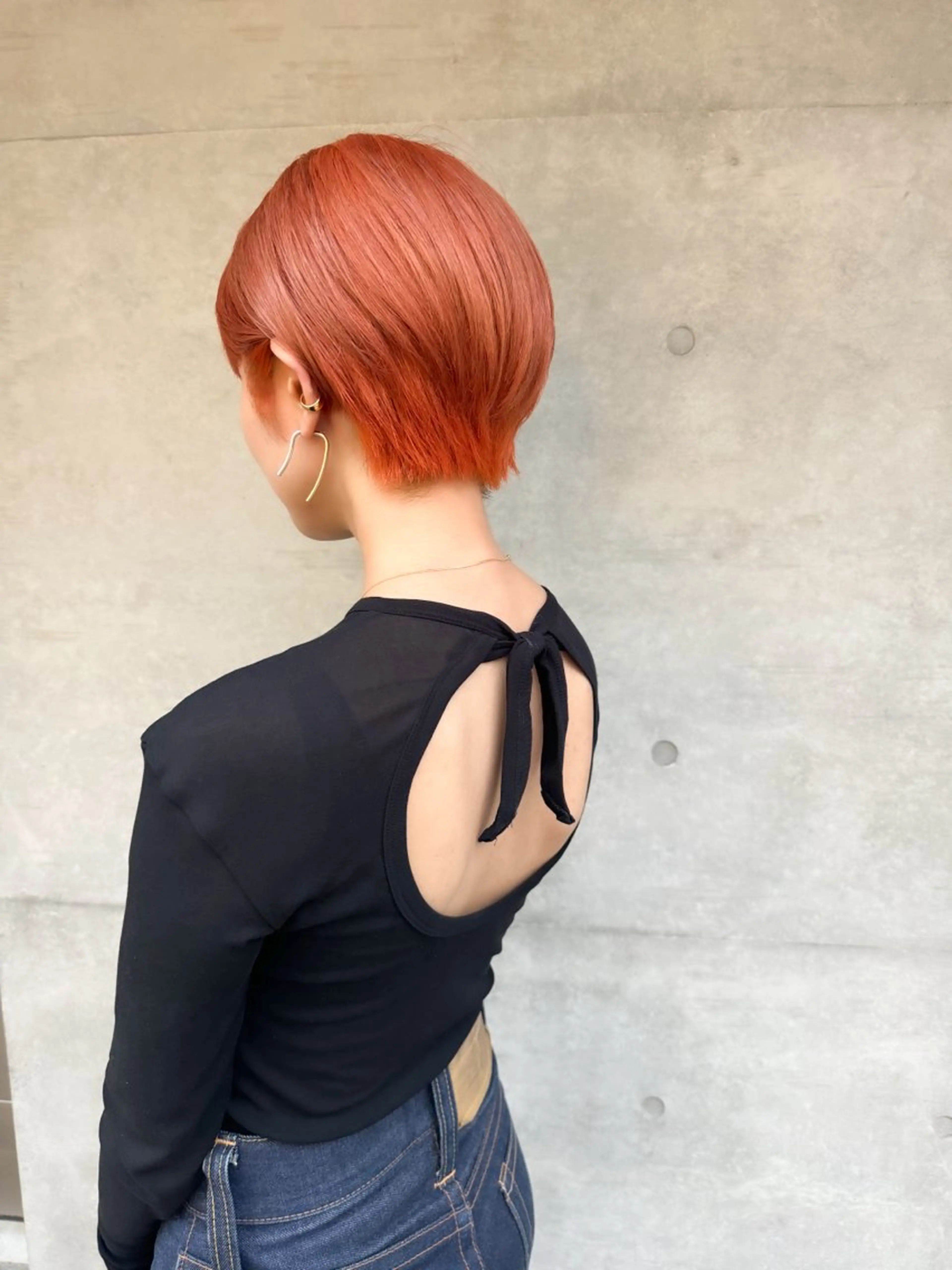 ショート カラー ヘアアレンジ ミニボブ/ブリーチ 🌈MISATOのヘアスタイル