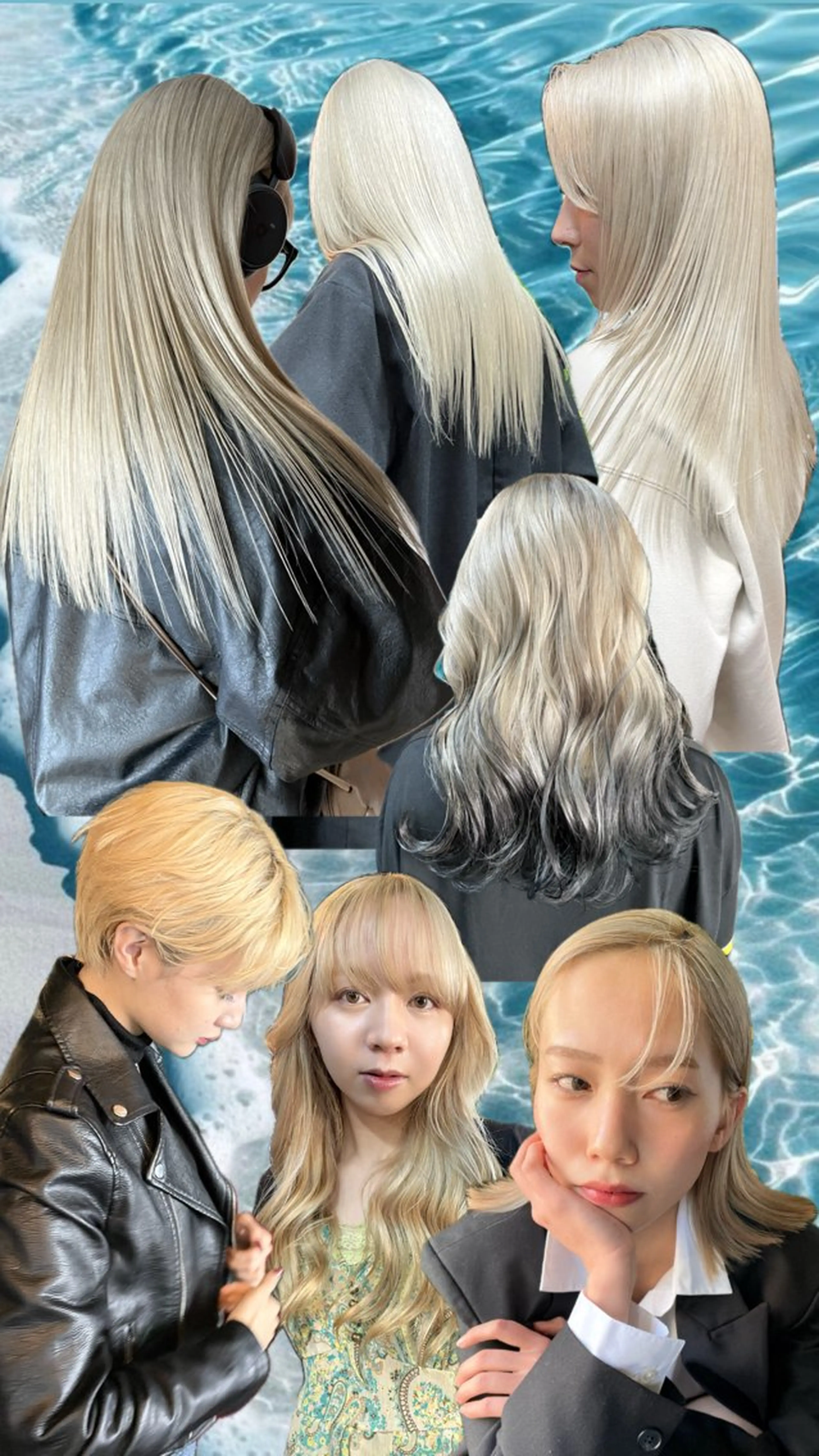 カラー ブロンド vivre libreのヘアスタイル