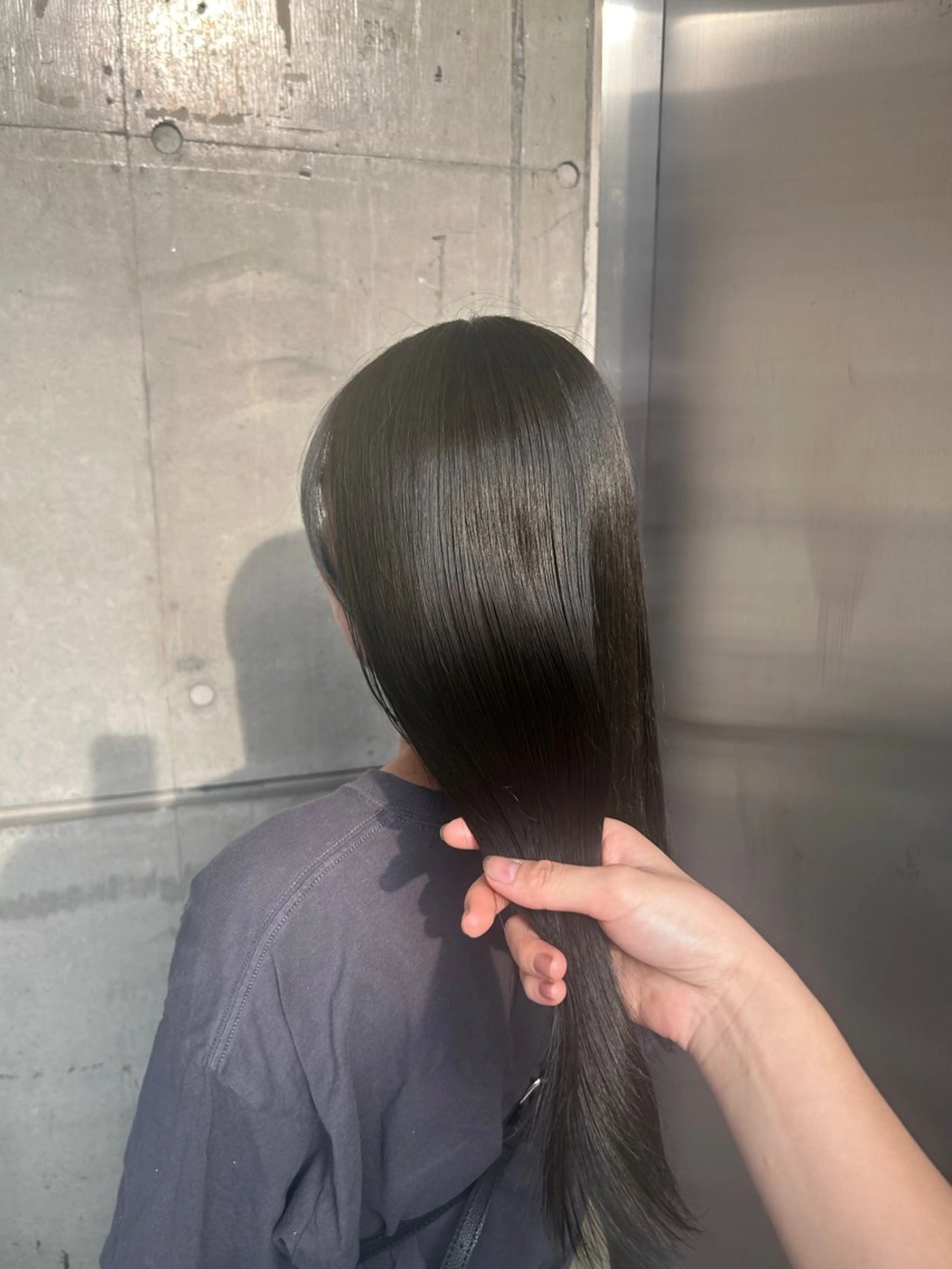 ロング カラー ヘアカラー トリートメント 透明感ツヤカラー/ アイリスト/ゆきなのマツエク・マツパデザイン