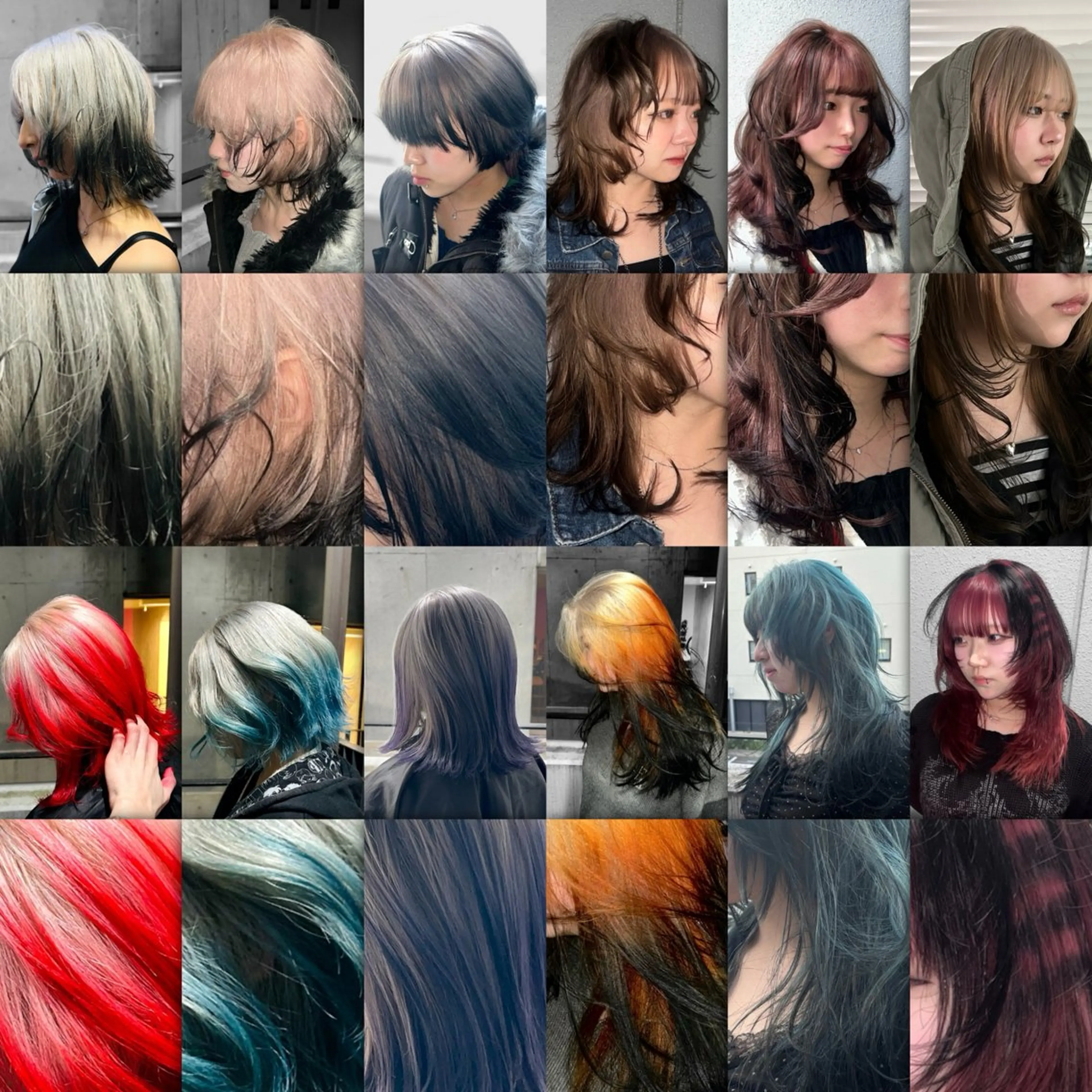 ロング カラー ヘアカラー 履歴修正屋さん／ ブロンド／ホワイトのヘアスタイル