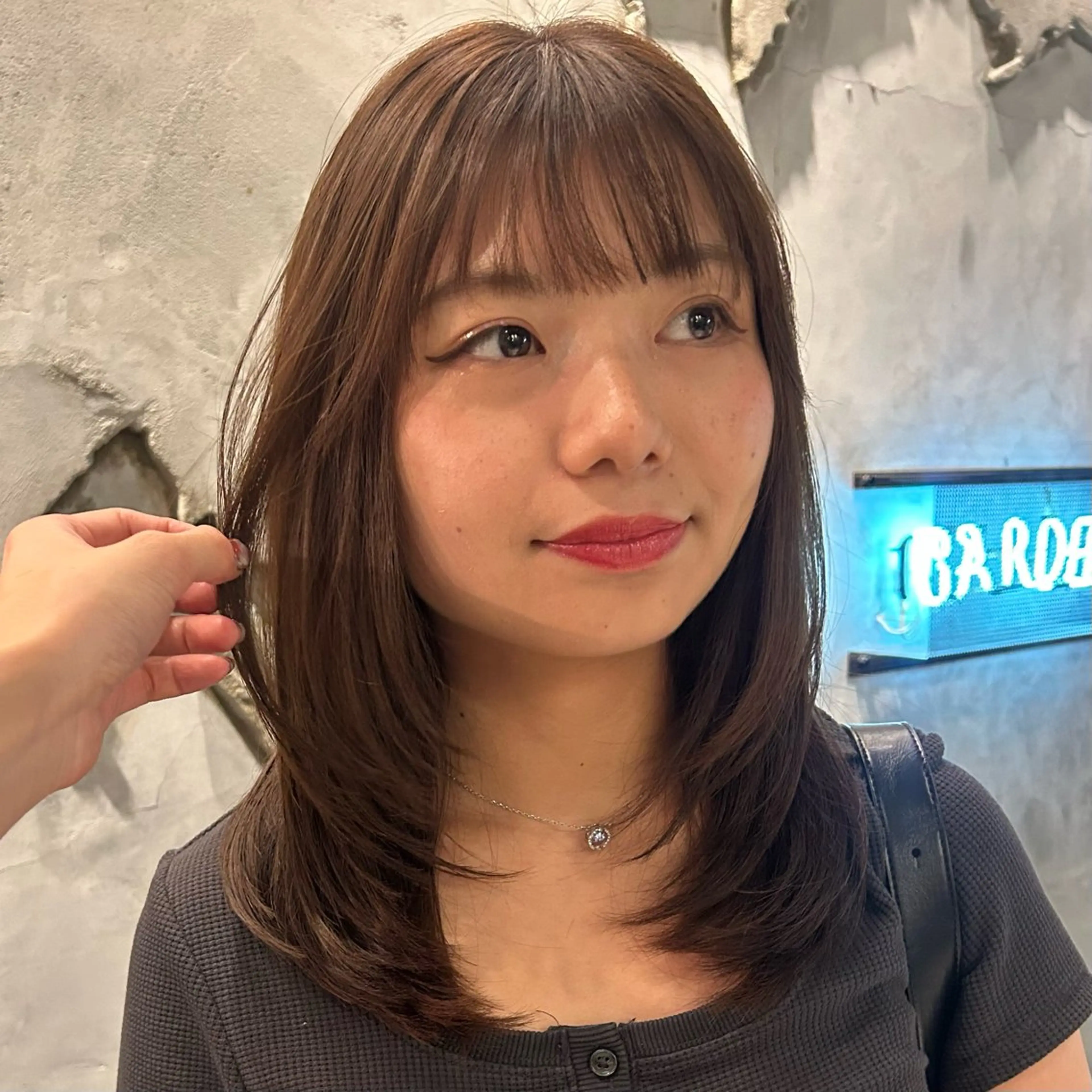 ミディアム カラー 🐢ダブルカラー🐢 透明感/このかのヘアスタイル