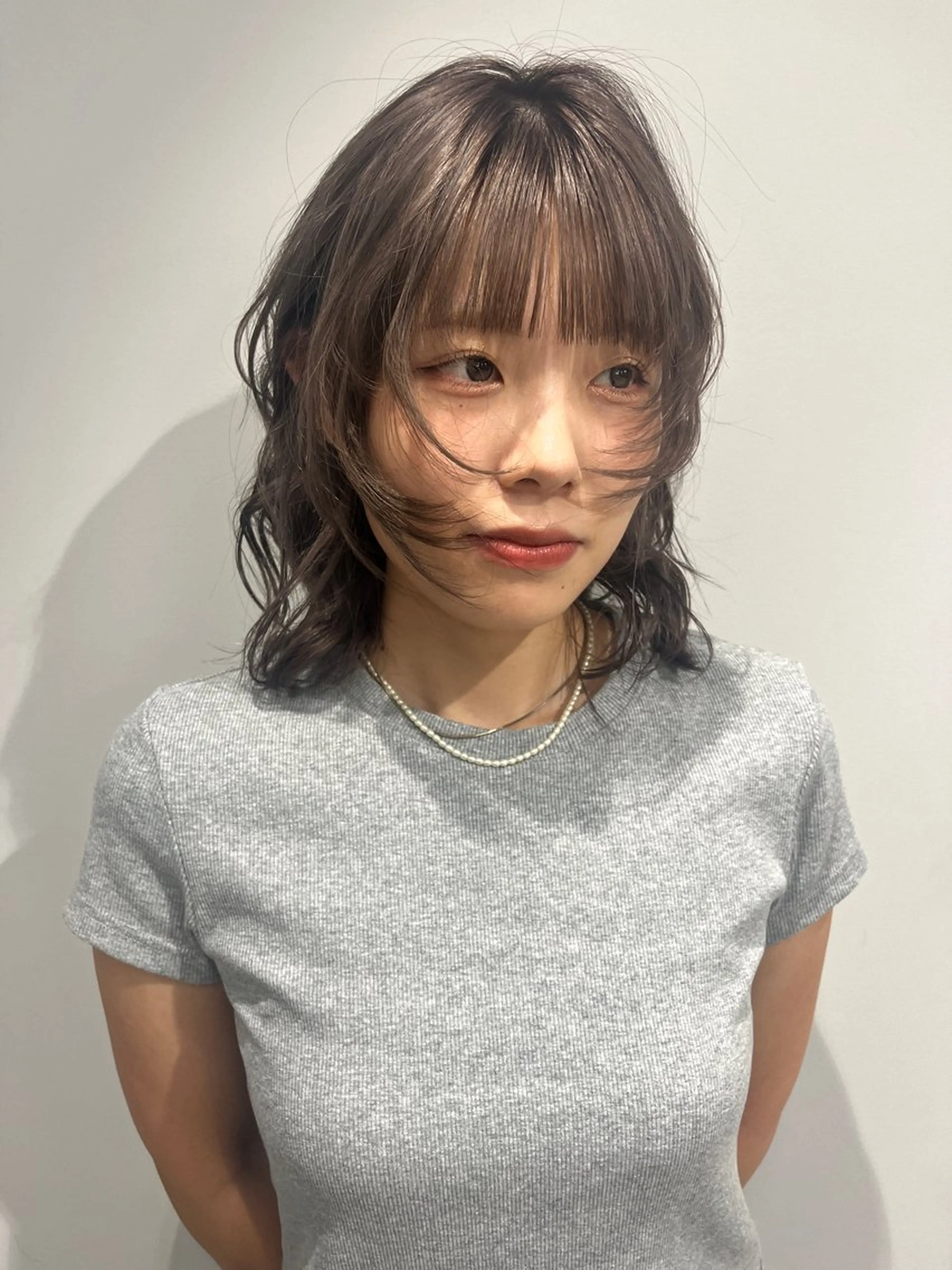 ミディアム NANA/ 暖色カラー/ボブのヘアスタイル