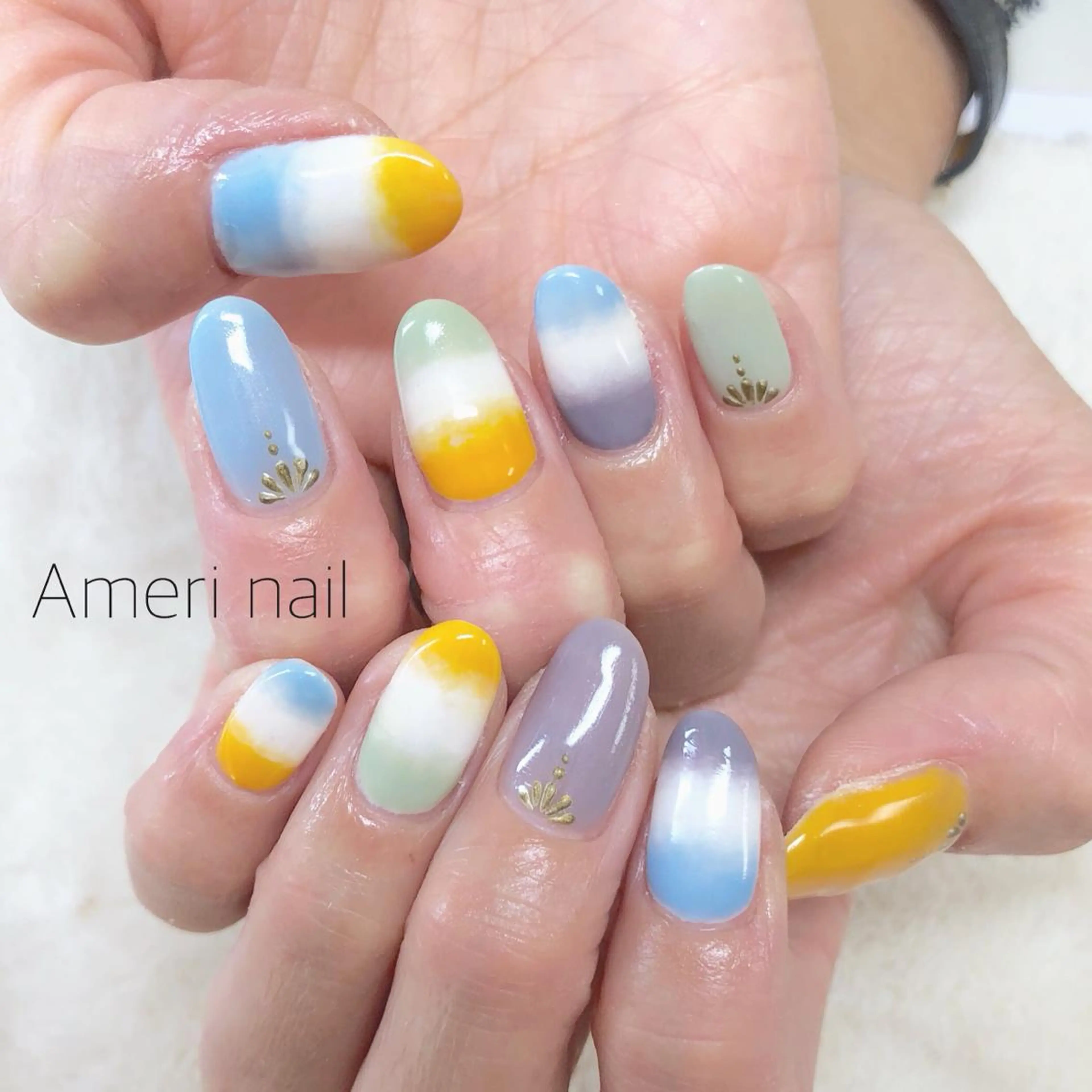 ネイル ハンドネイル Ameri nail /UKIのネイルデザイン