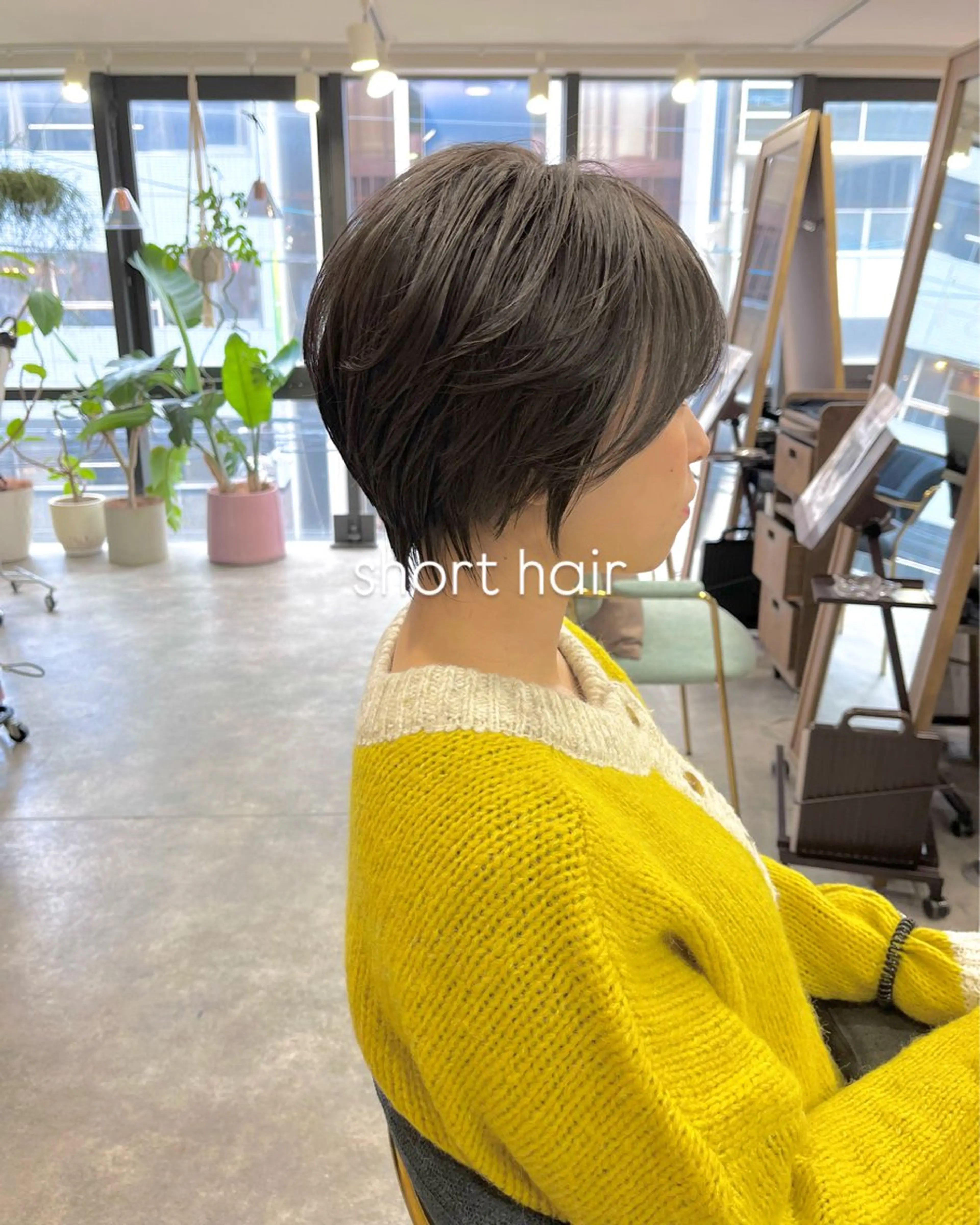 ショート カラー 髪質改善 カット ヘアカラー トリートメント 韓国ヘア/ 髪質改善特化谷名勇輝のヘアスタイル