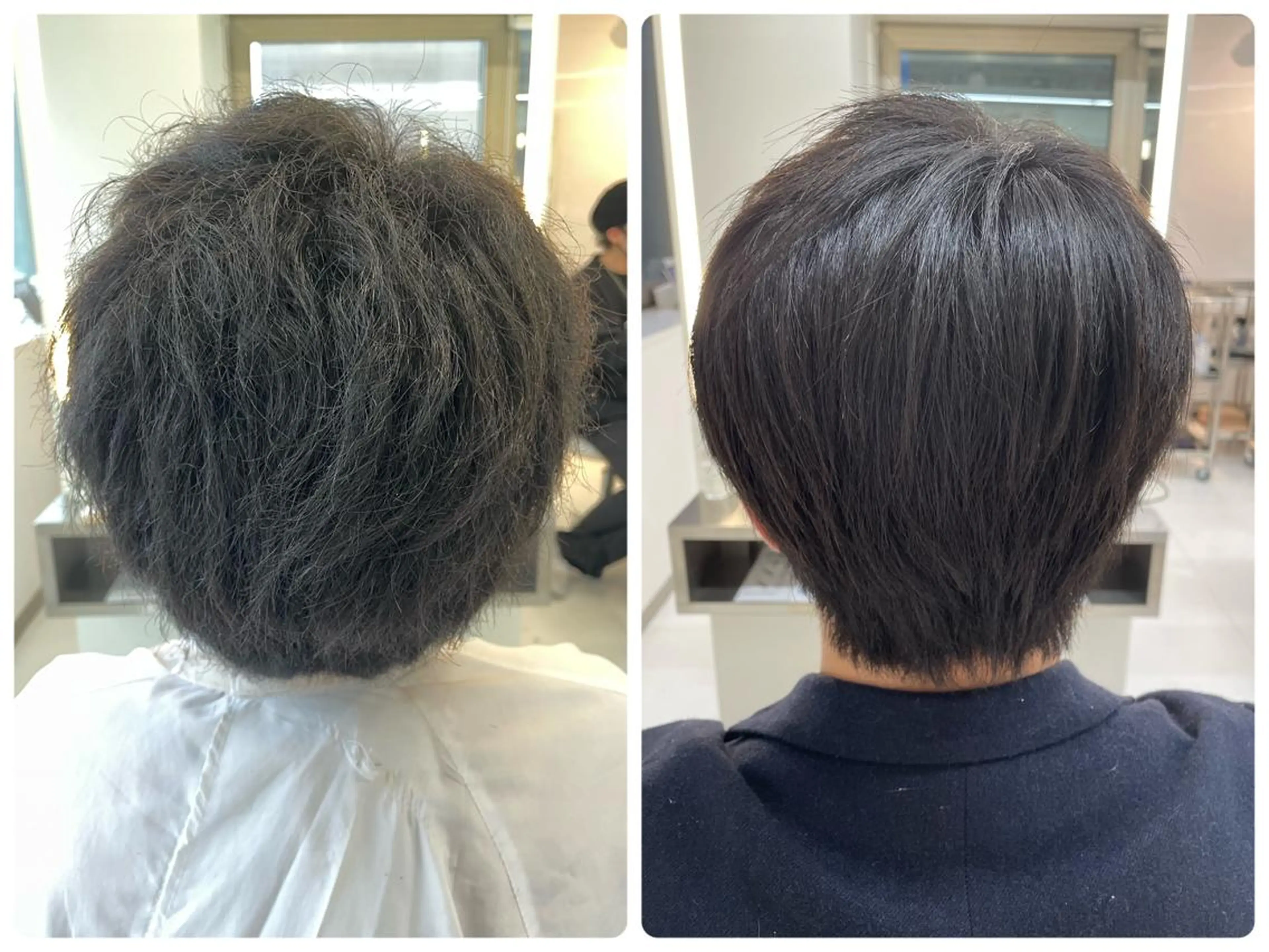 ショート メンズ 縮毛矯正 💈髪質改善メニュー 佐藤 萌💈のヘアスタイル