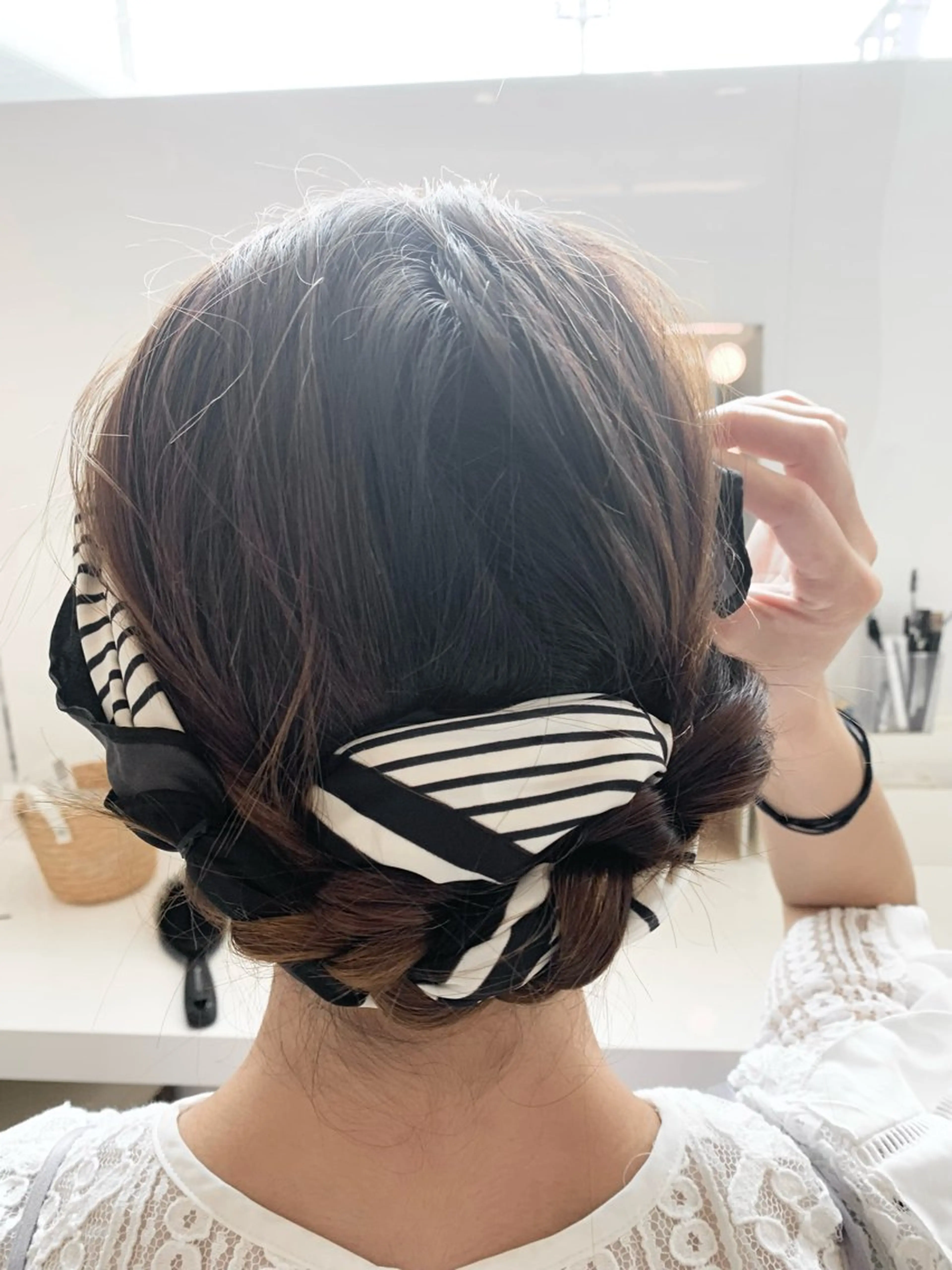 セミロング 北本 美幸のヘアスタイル