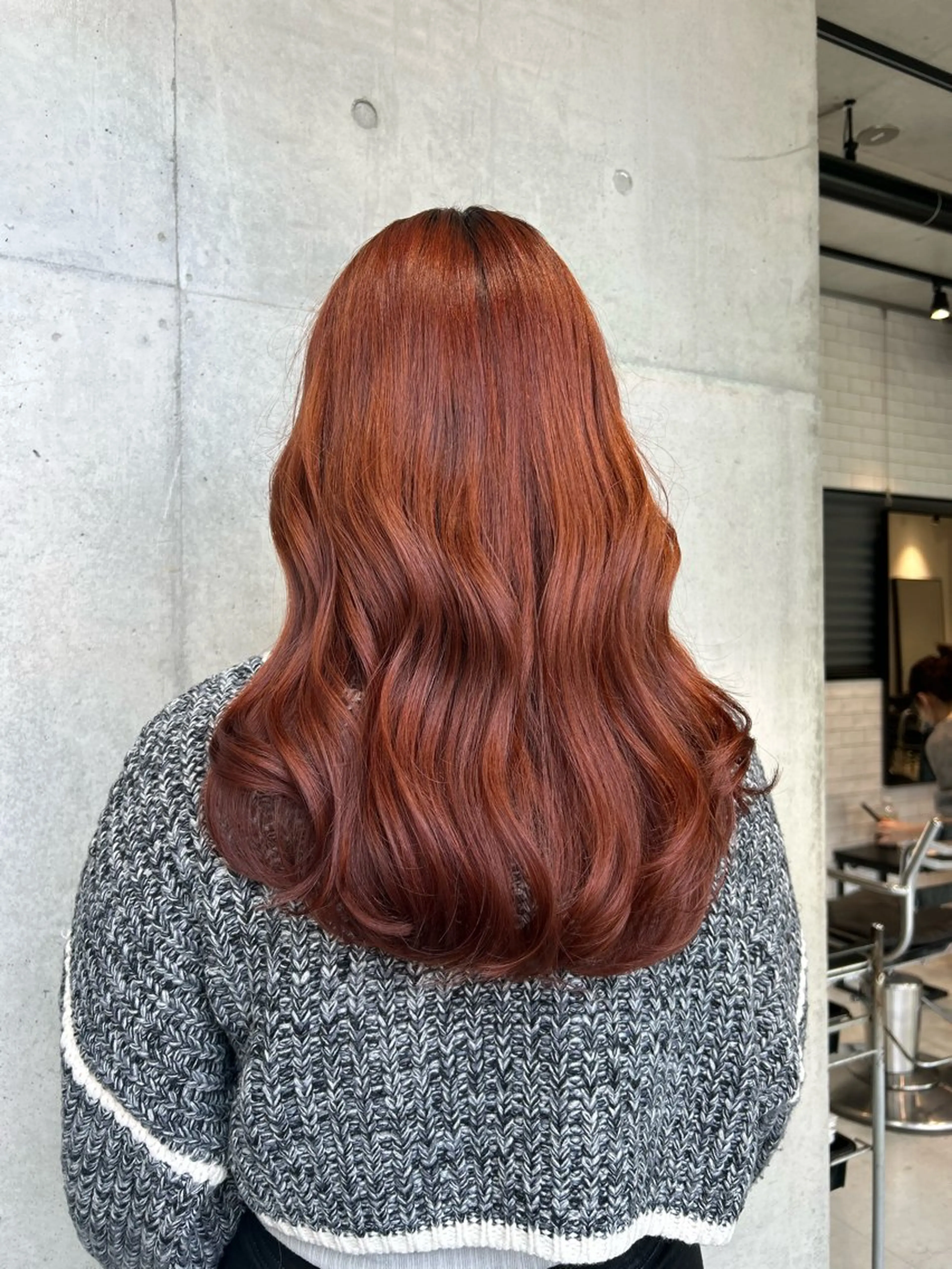 セミロング カラー ヘアアレンジ ヘアカラー トリートメント ボブ艶モテカラー🫧 カリンのヘアスタイル