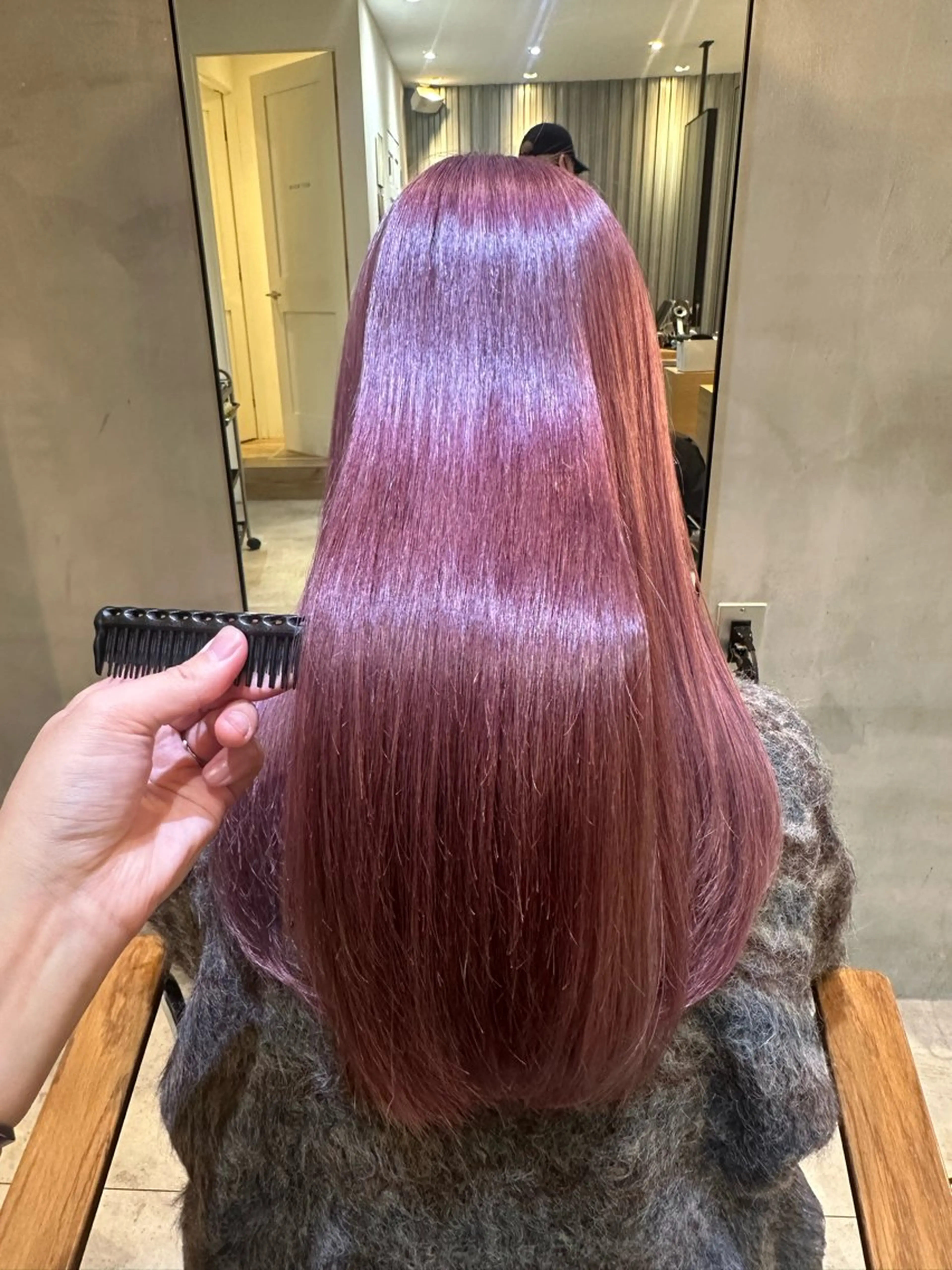 セミロング カラー カット ヘアカラー トリートメント 🪞個室サロン/韓国 艶髪/keito🪞のヘアスタイル