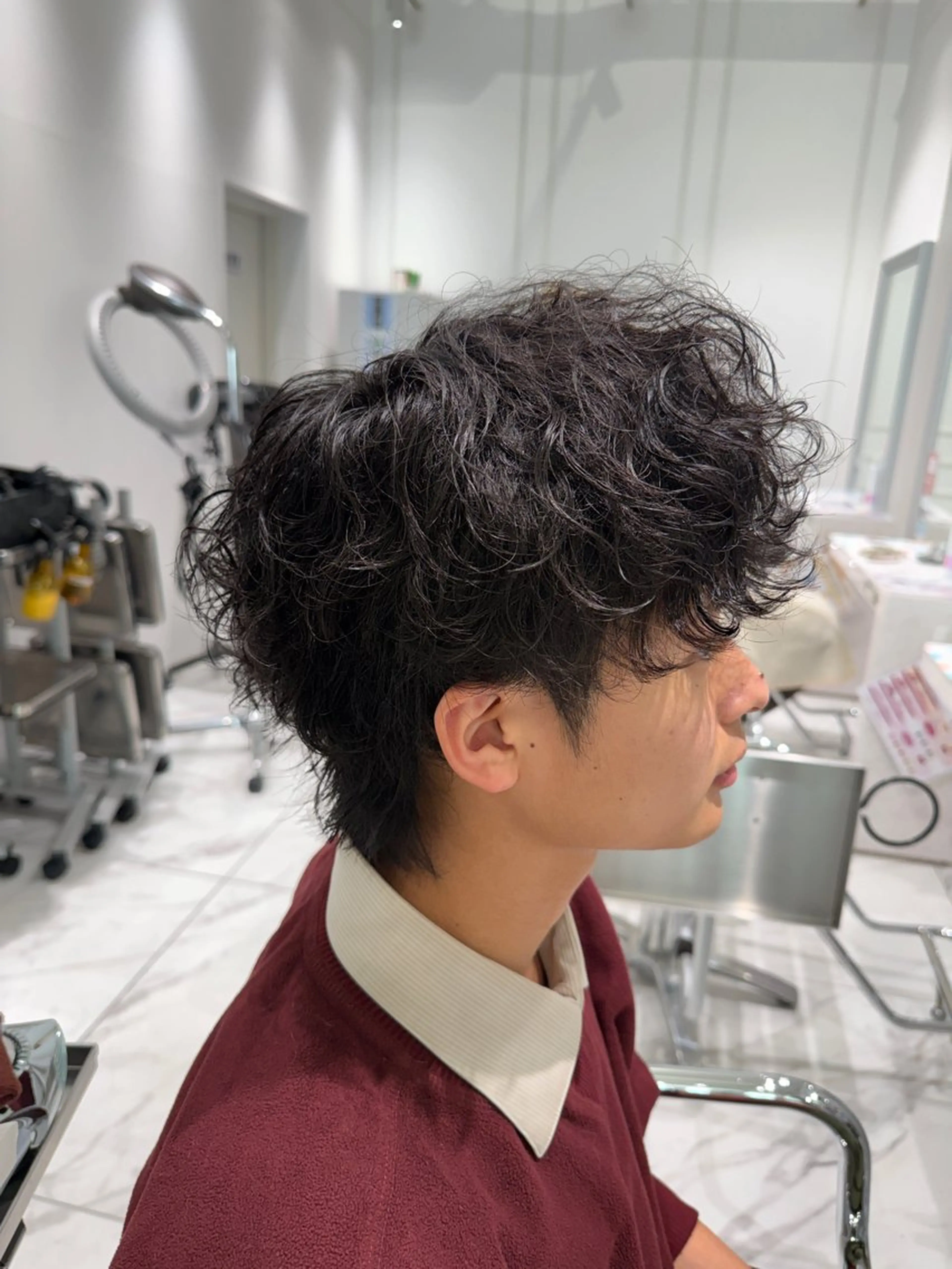 パーマ メンズ 柳澤 和也のヘアスタイル