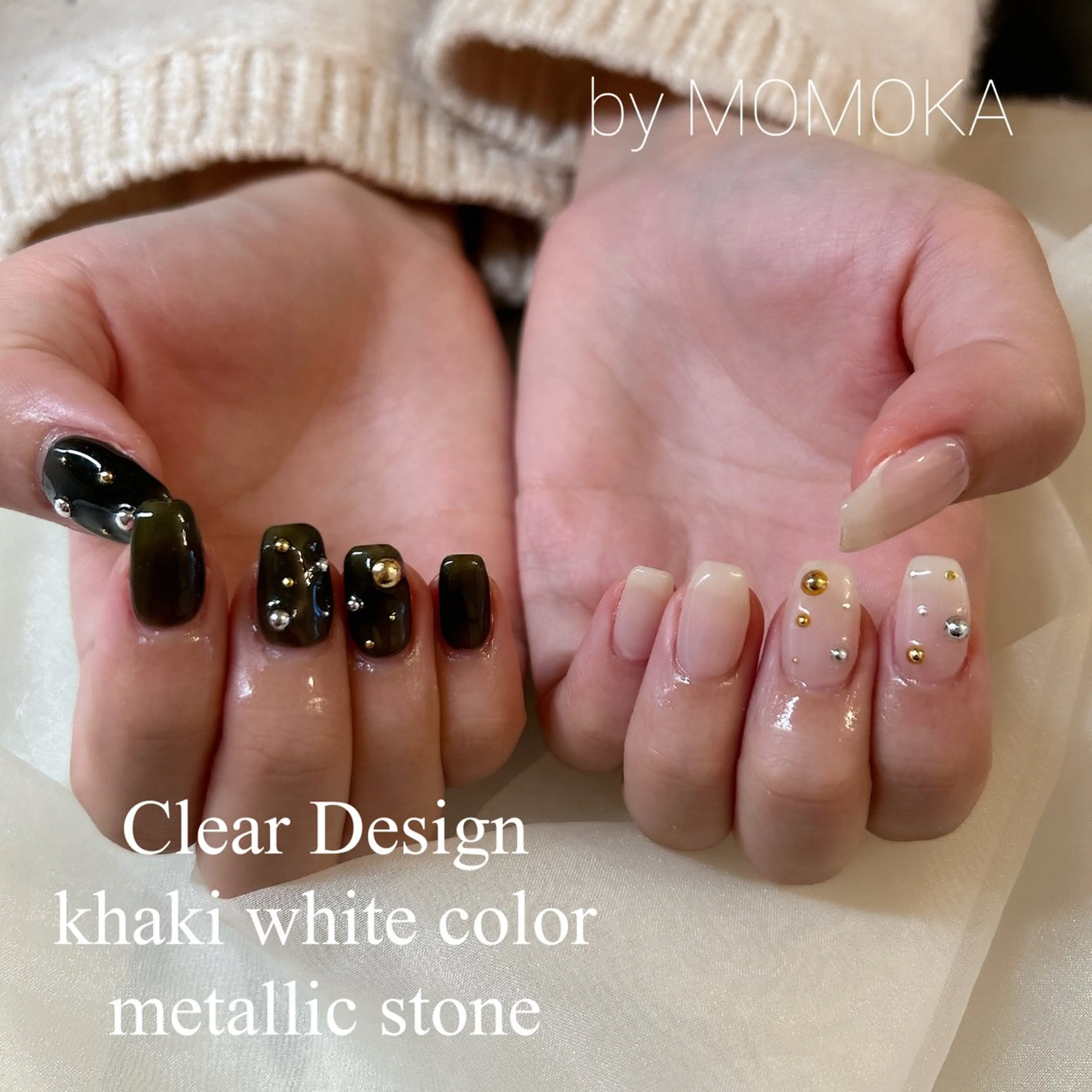 ネイル クリアネイル ハンドネイル momoka_nails所属・Momo nailsalonのネイルデザイン