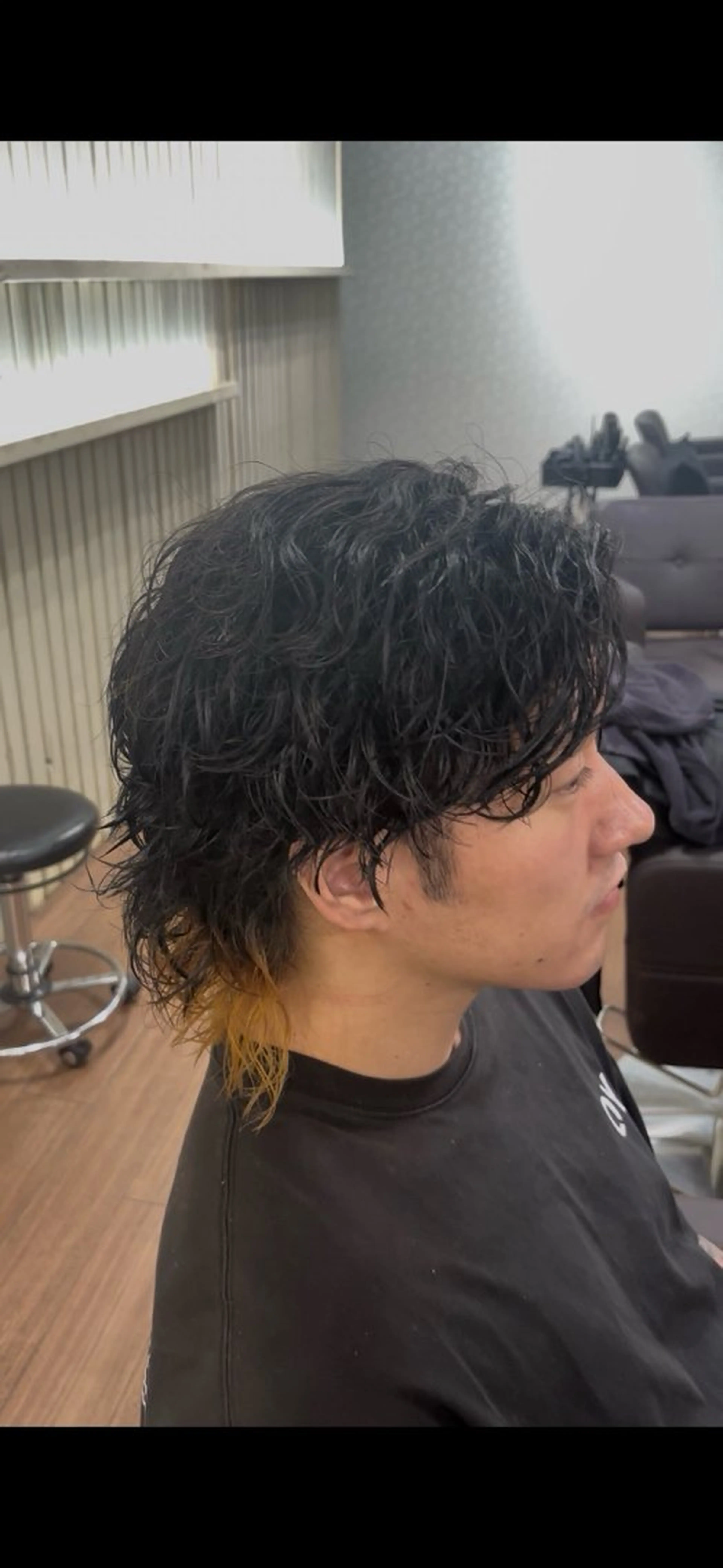 ショート メンズ カット パーマ トリートメント 椎名 翔琉のヘアスタイル