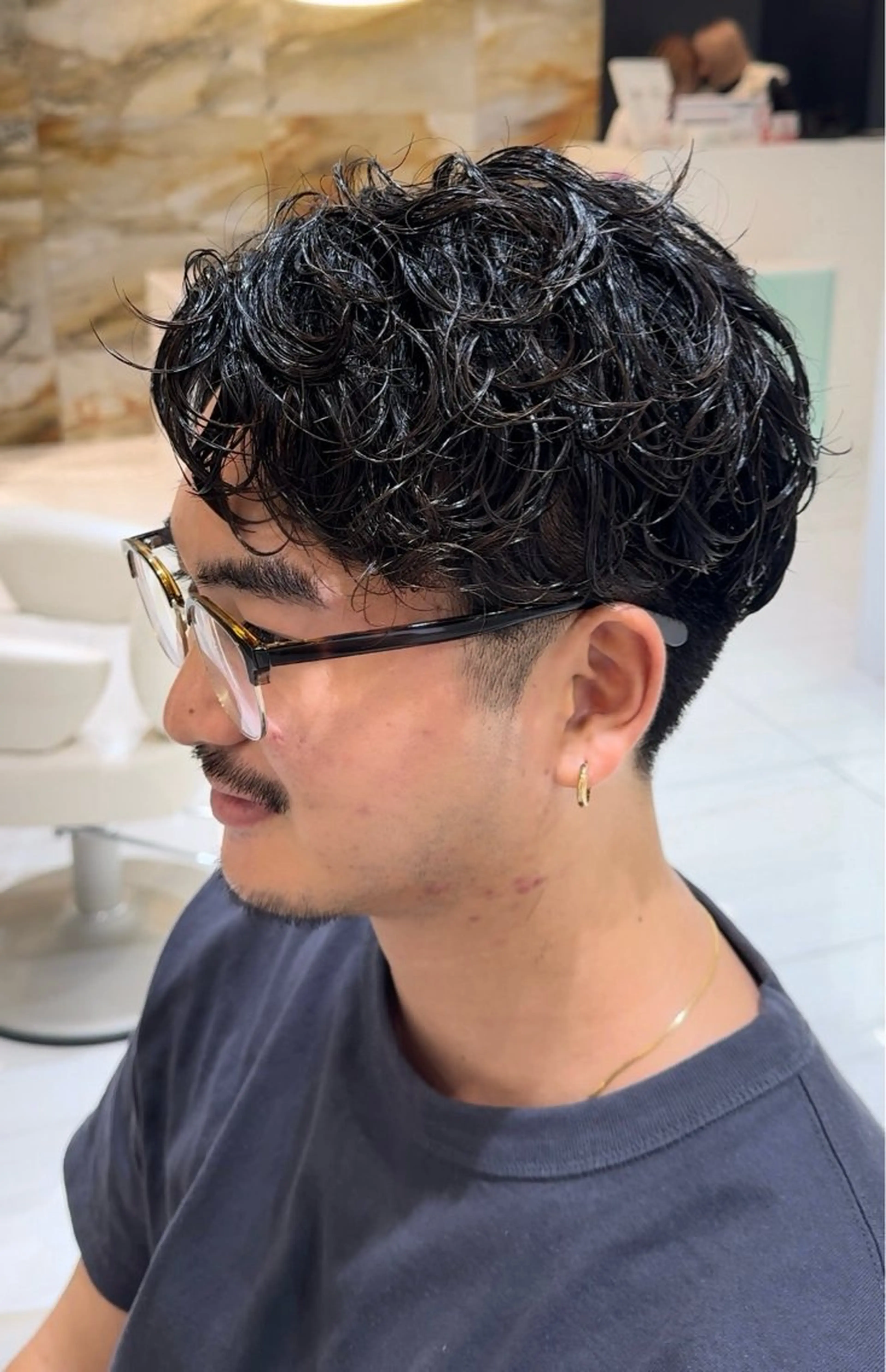 パーマ メンズ メンズ特化ニュアンス パーマ　RYOのヘアスタイル