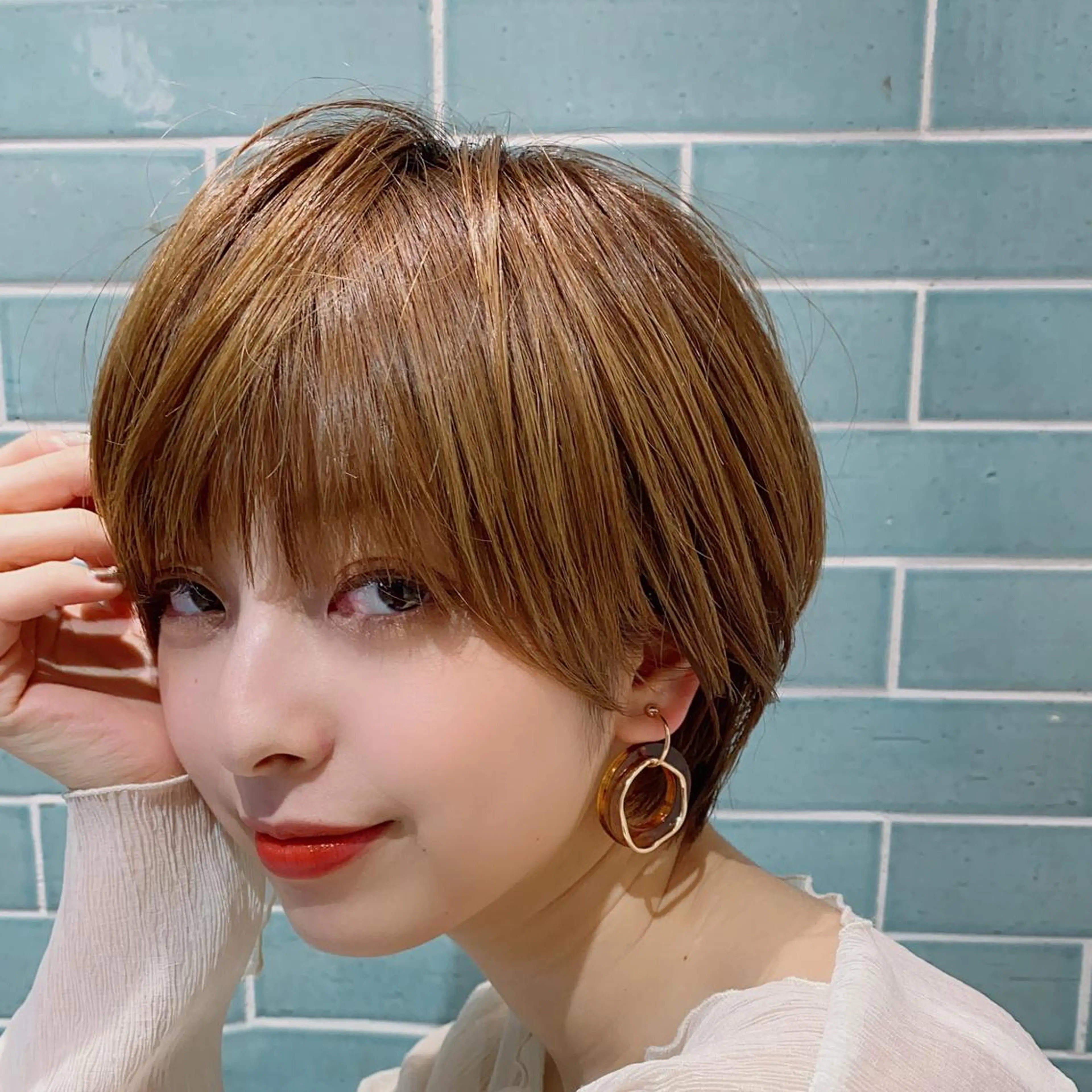 ショート 髪質改善レイヤー/ ボブたんの翔太のヘアスタイル