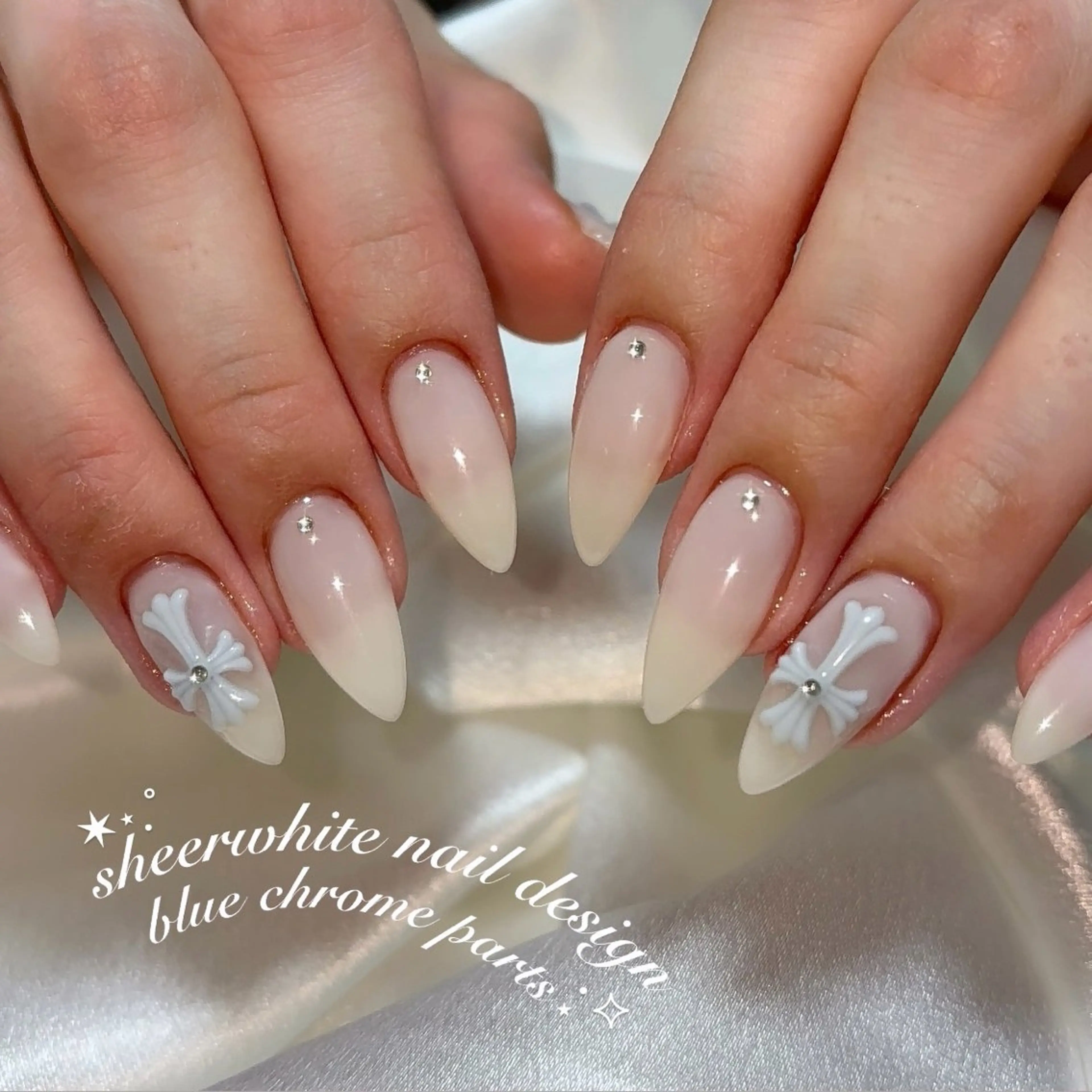 ネイル ハンドネイル Blanche mimi.u_aのネイルデザイン