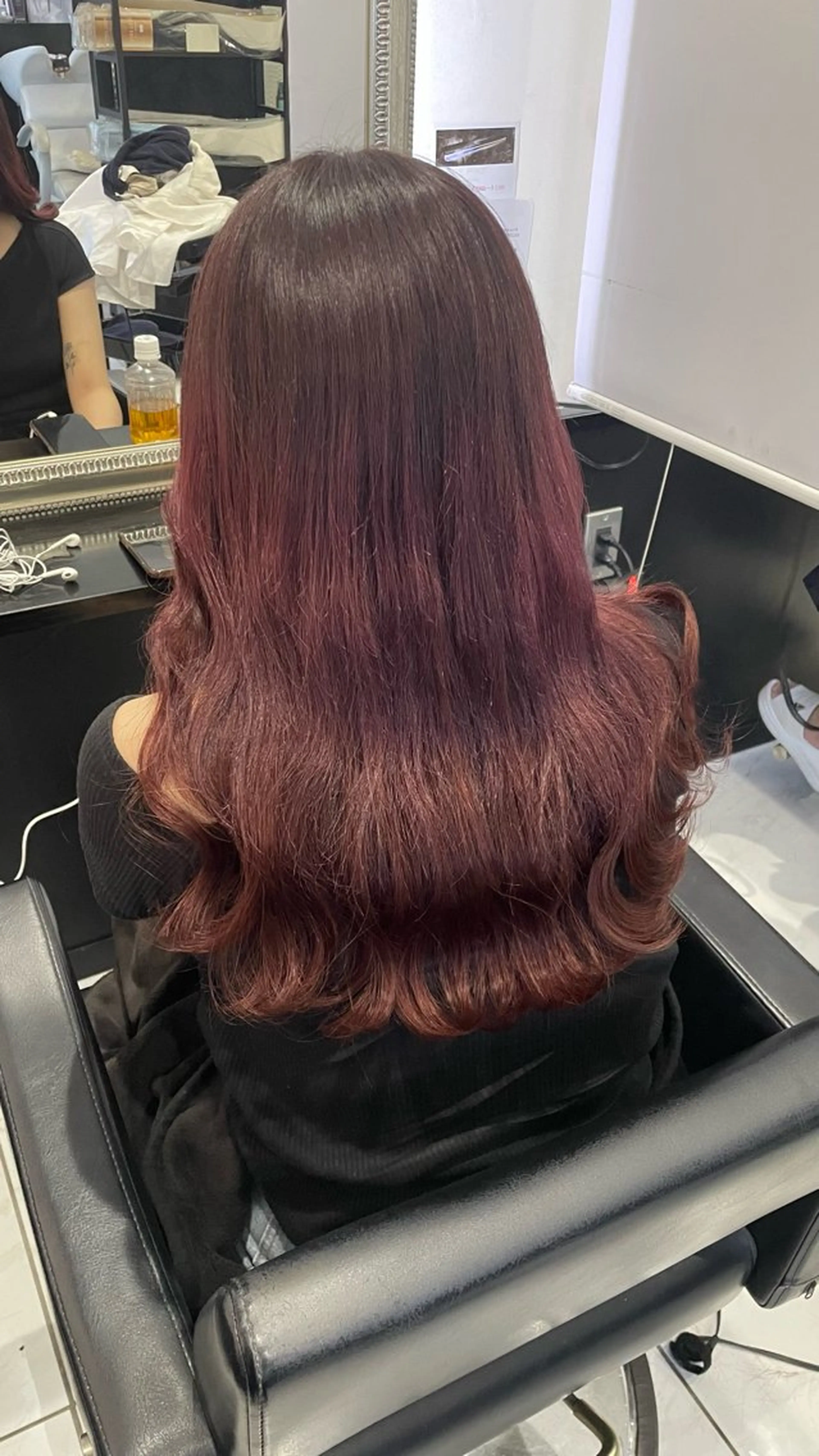 🐯エクステ外し有りの方🖤透明感カラー×トリートメント×プラチナ毛質47cm 60本~の写真