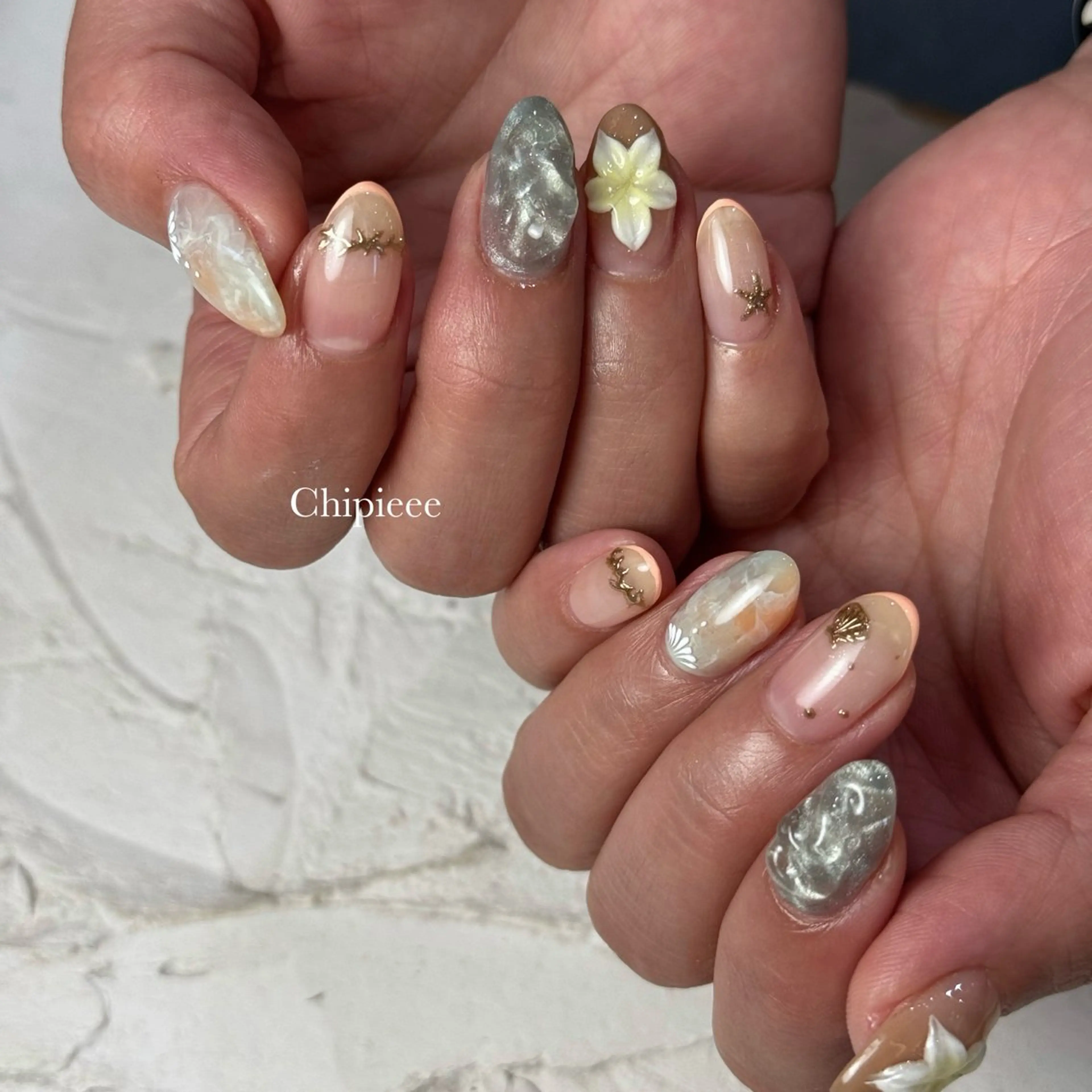 ネイル アートネイル ハンドネイル le  nail edition天神店所属・le MAIKA 天神のネイルデザイン