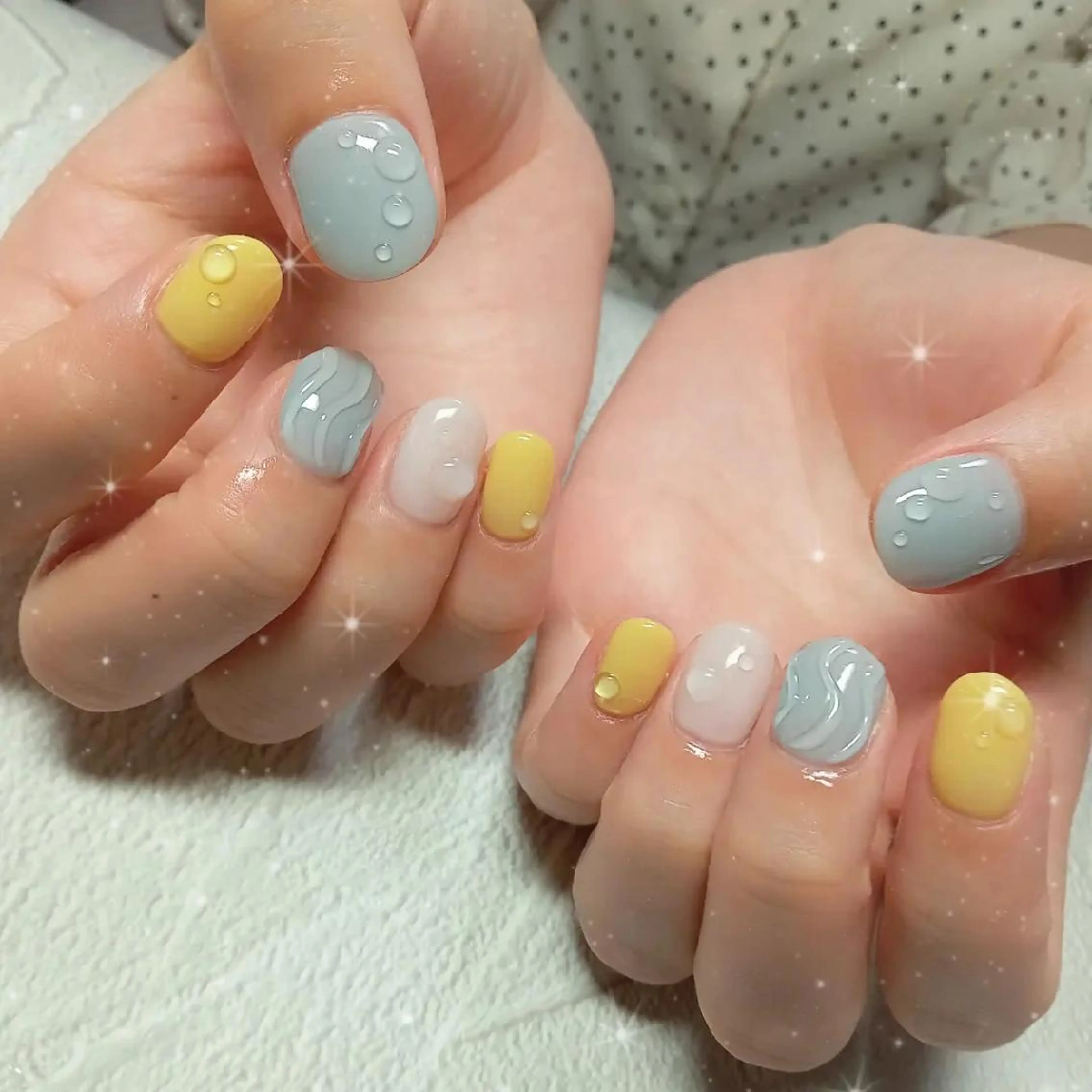 ネイル キラキラネイル オフィスネイル シンプルネイル 夏ネイル ブライダルネイル ハンドネイル flure de neige yukiのネイルデザイン