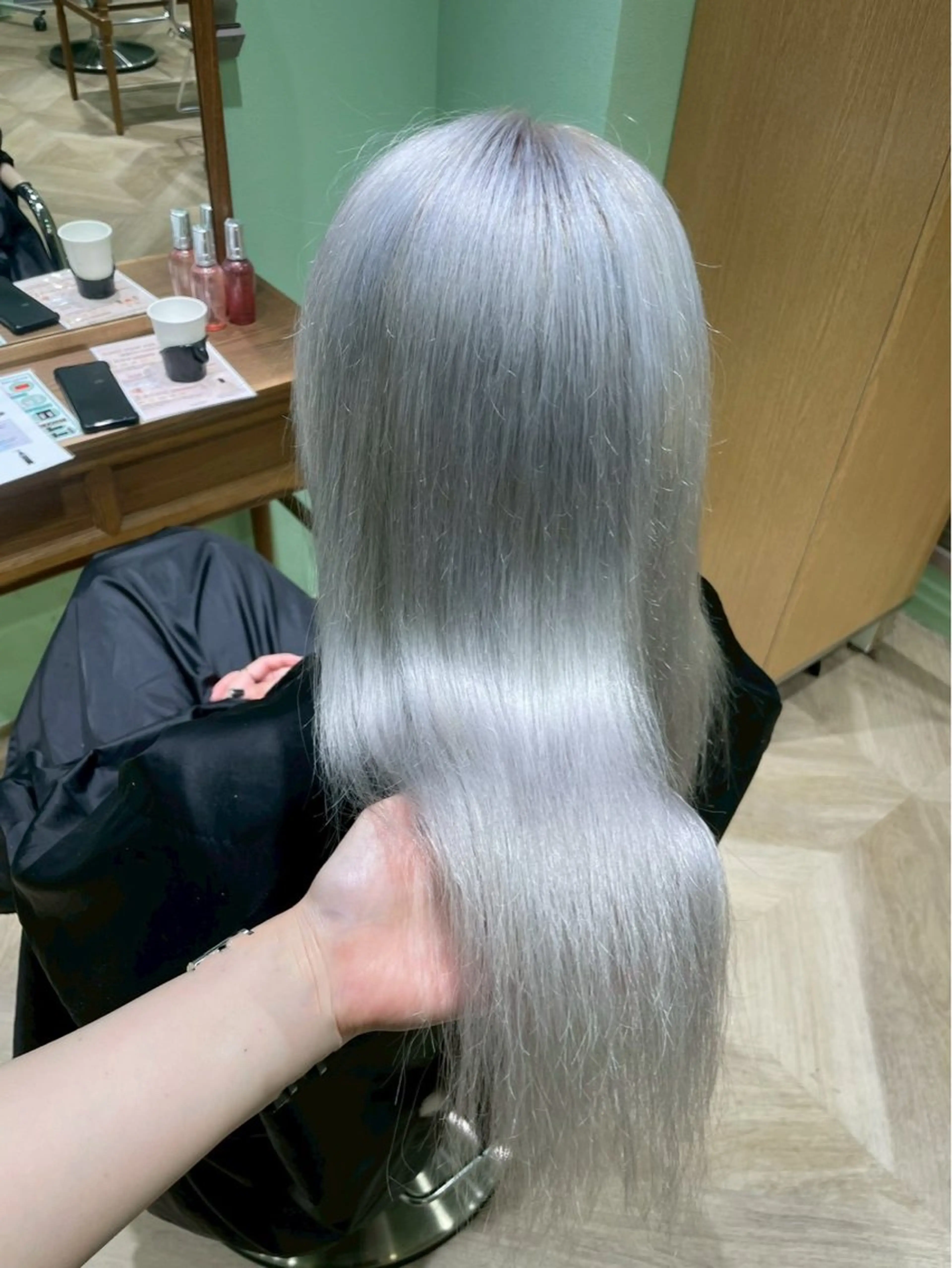 ロング カラー ブリーチ ヘアカラー 横浜/デザインカラー 個性派ヘアメ/まこのヘアスタイル