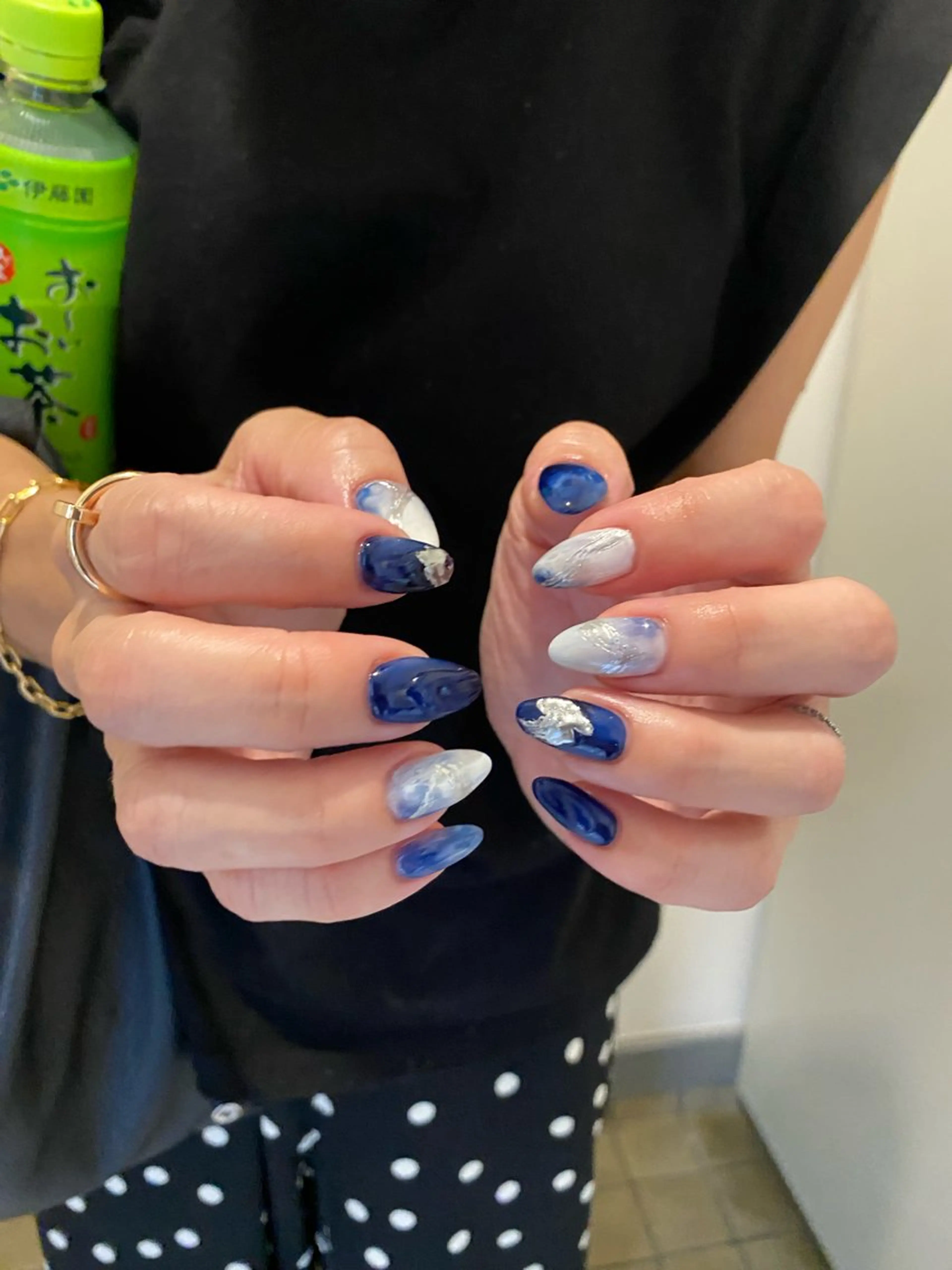 ネイル ニュアンスネイル ホワイト KAONAIL 入間店【rio】のネイルデザイン