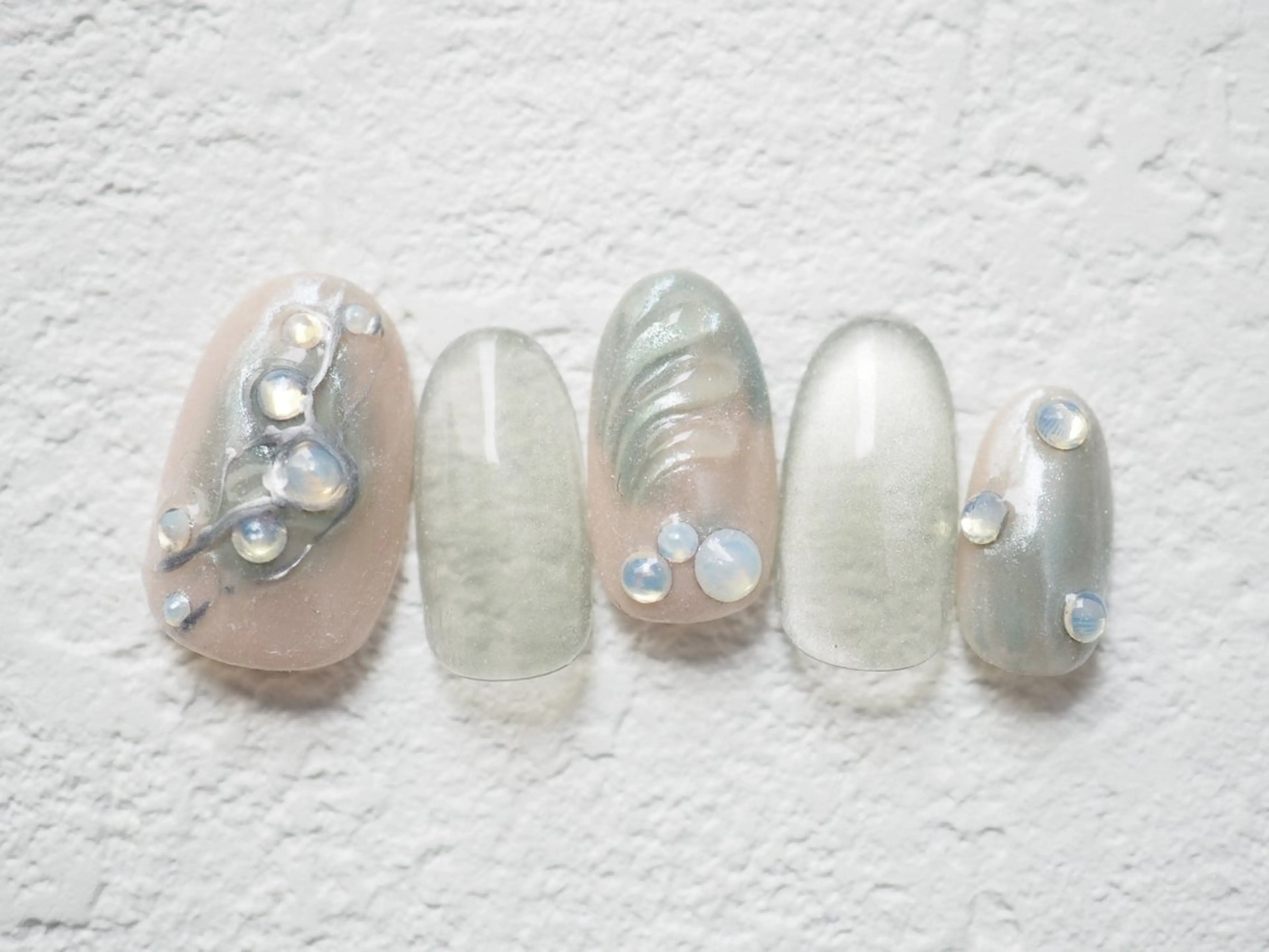 ネイル ハンドネイル トップネイリスト Ribbon立川店のネイルデザイン