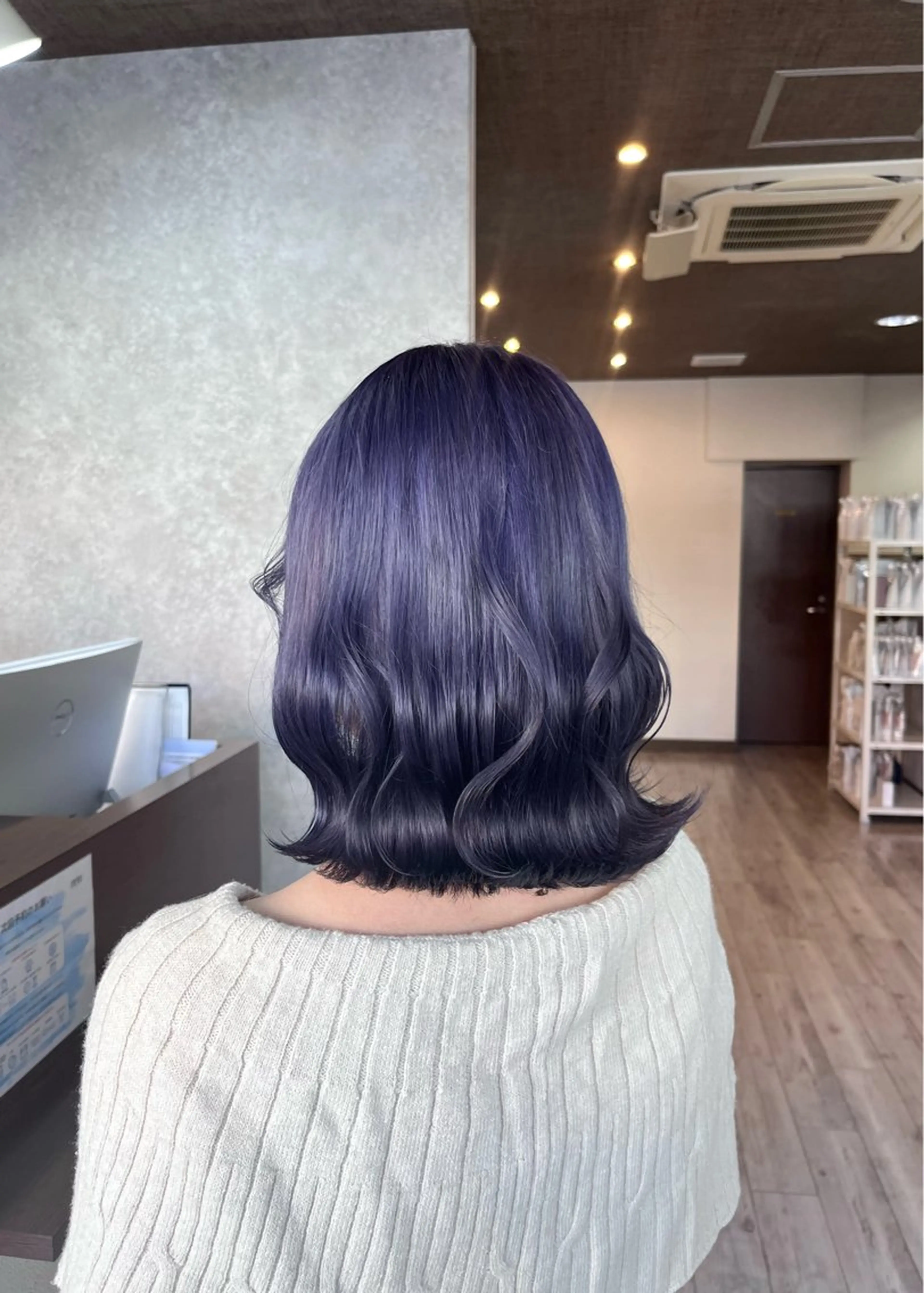 ミディアム カラー 村田梨乃/ minim hairのヘアスタイル