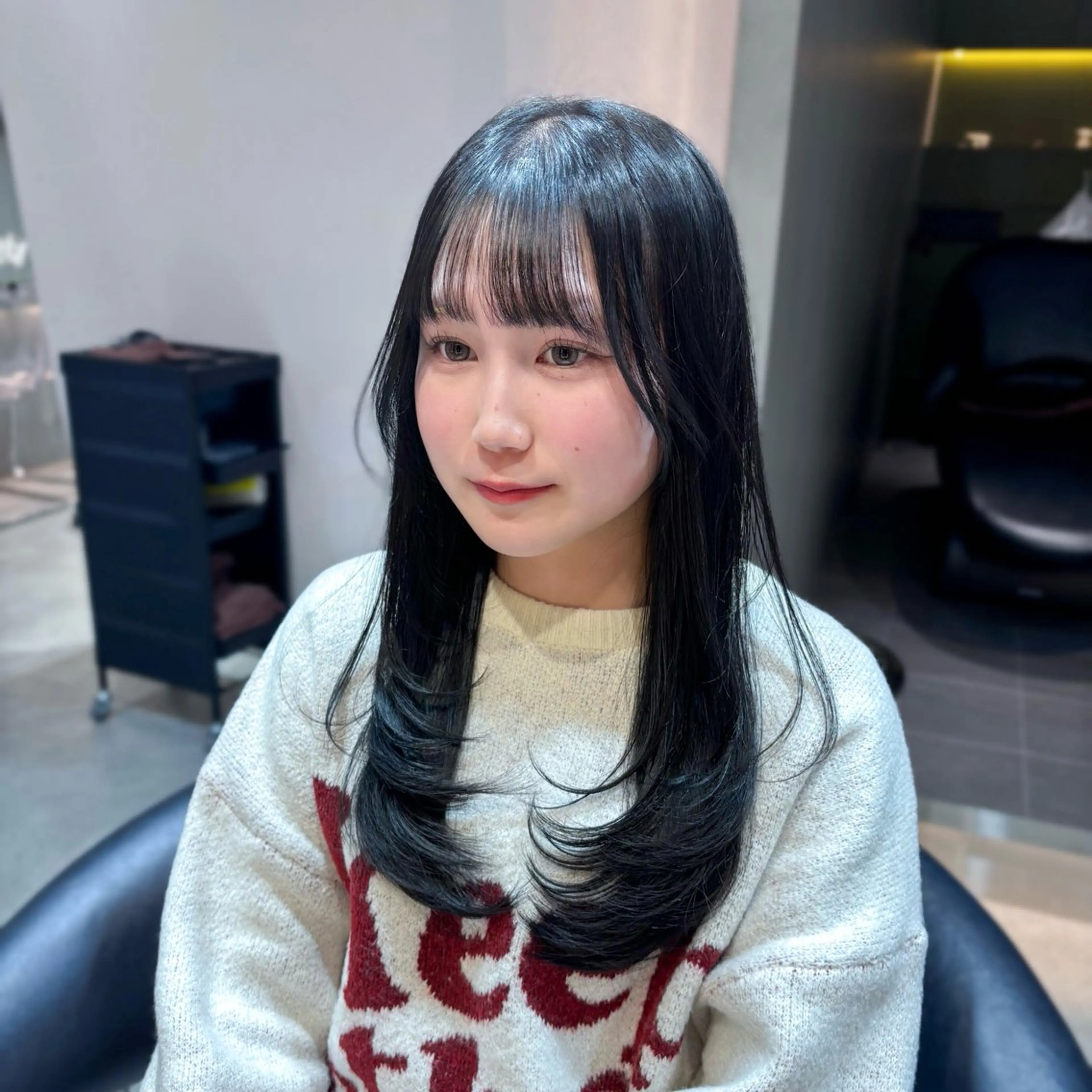 ロング カラー カット ヘアカラー トリートメント 髪質改善/縮毛矯正/ 韓国ヘア/矢野のヘアスタイル