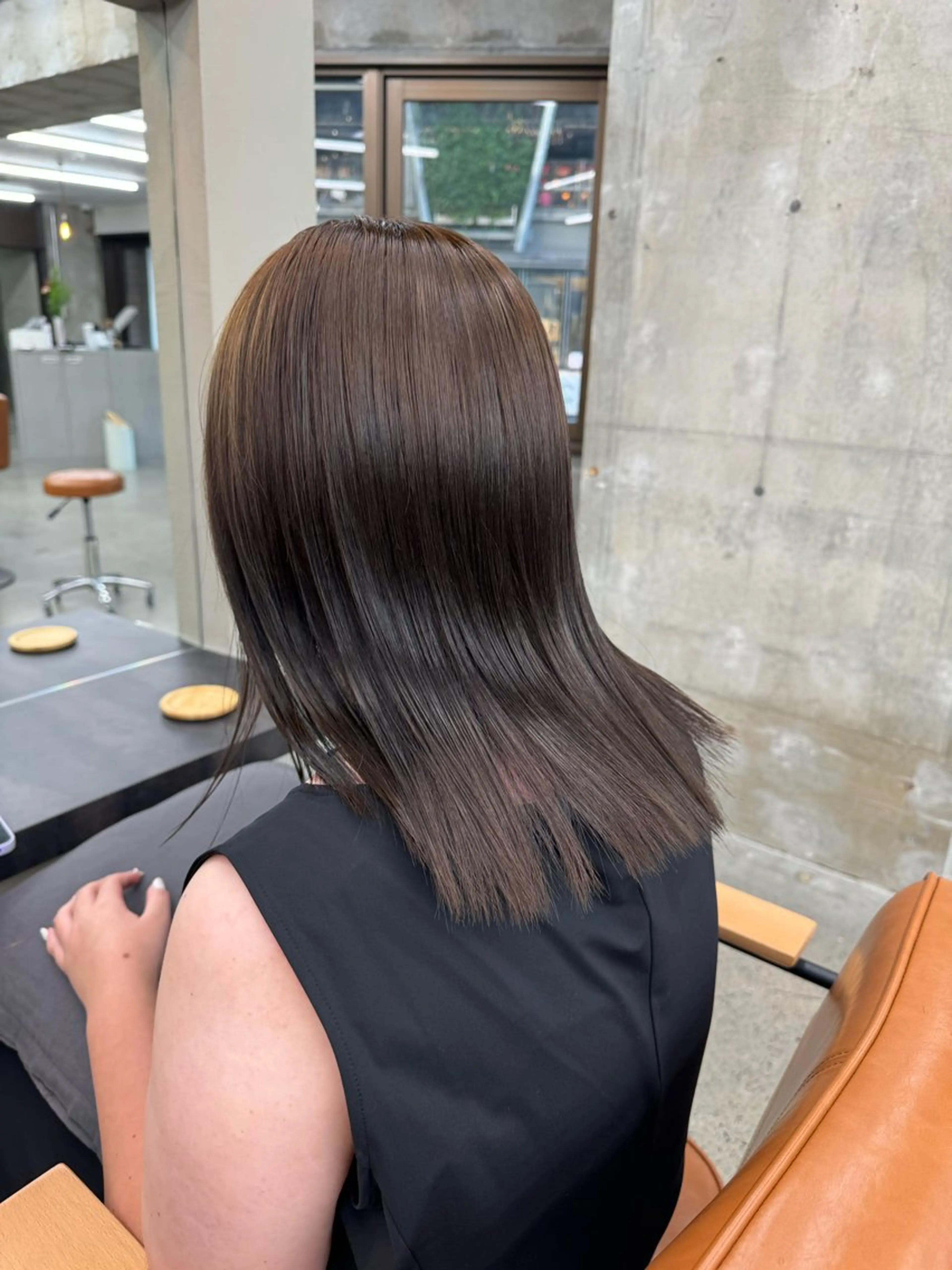 カラー ayaka/暖色 /ニュアンスボブのヘアスタイル