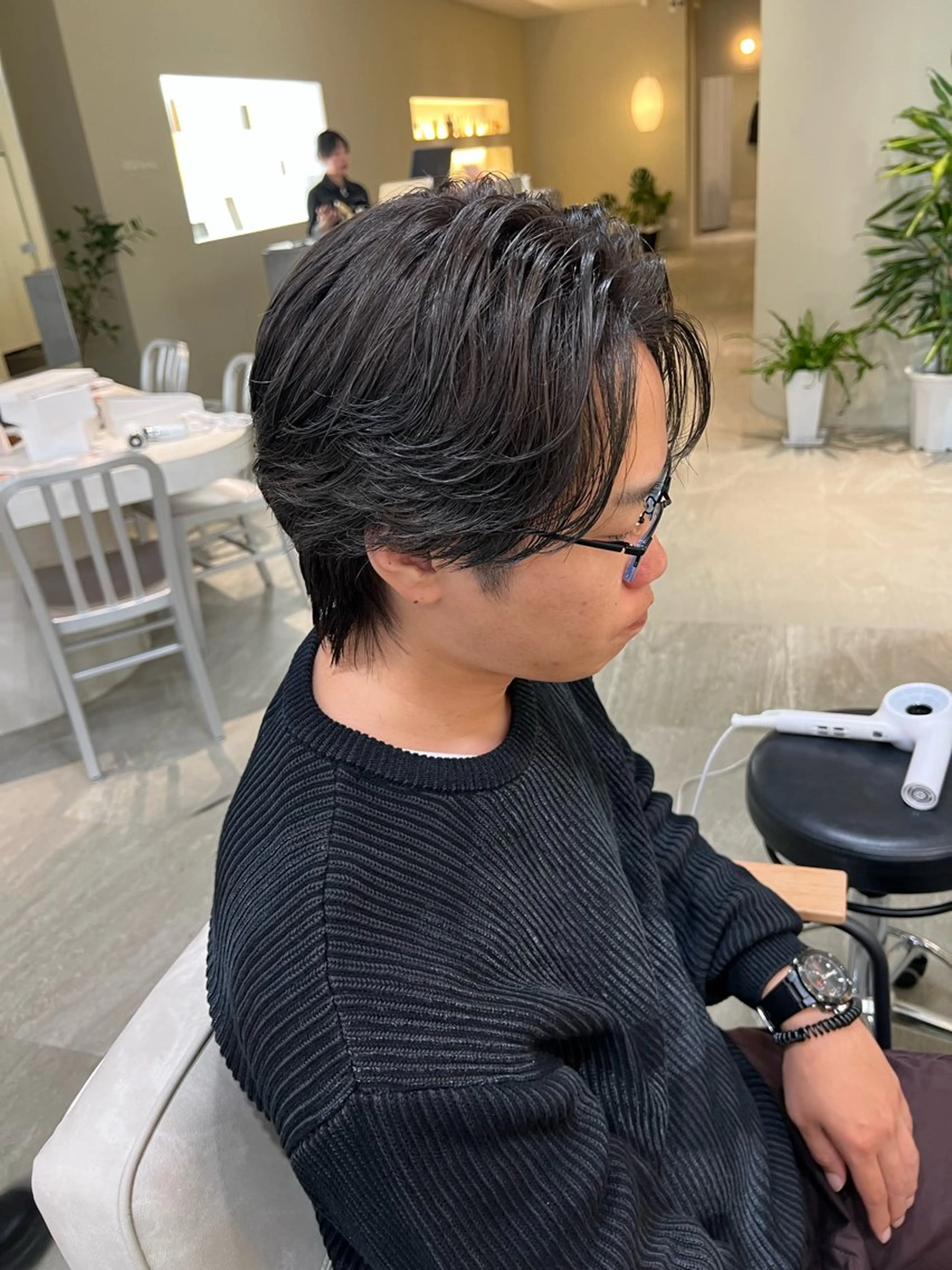 【メンズ限定‼️】襟足の癖が気になる方へ 襟足縮毛orダウンパーマ🌀🌀 +整えcutの写真