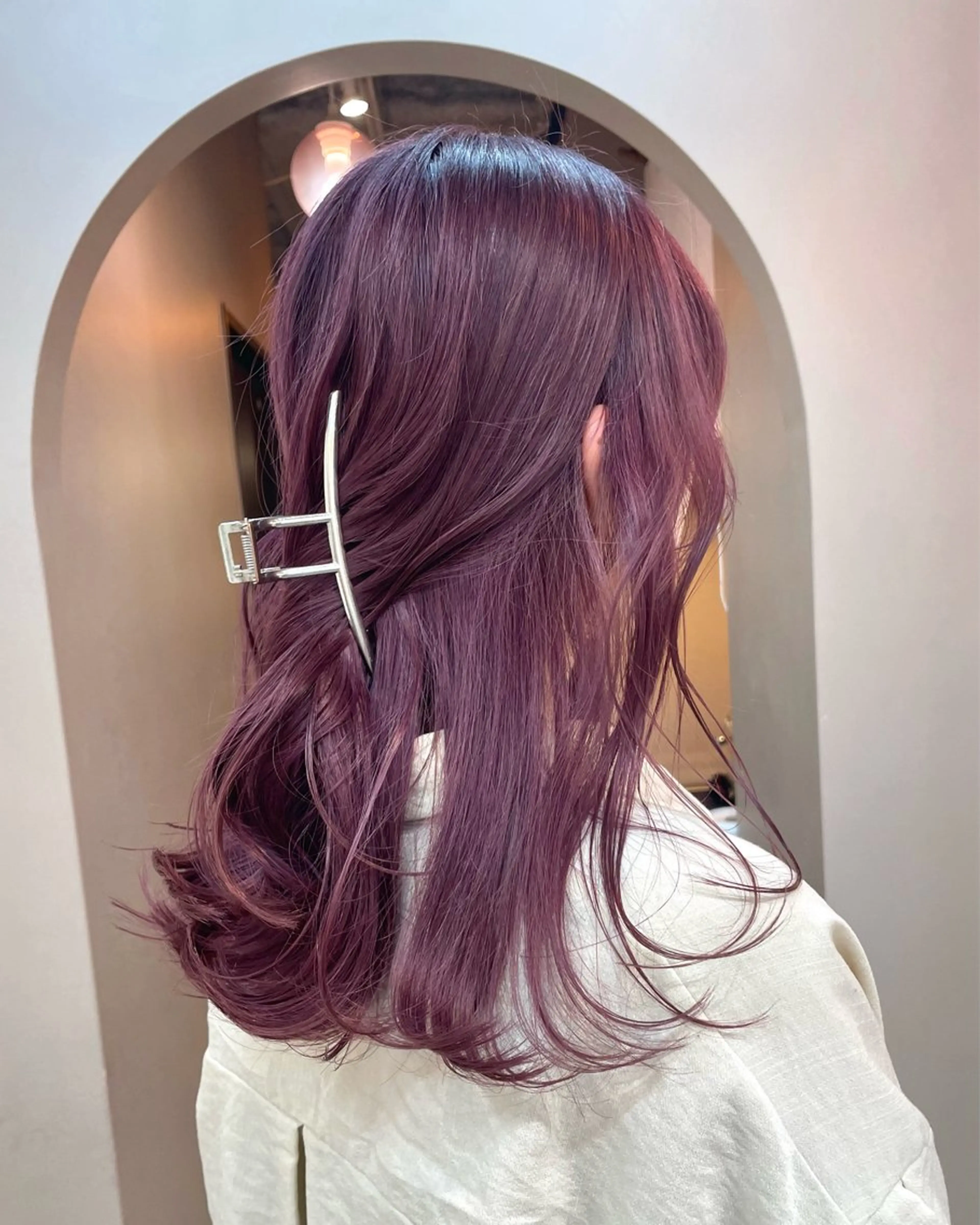 カラー 韓国レイヤー　船橋 徒歩5分/小川友美のヘアスタイル