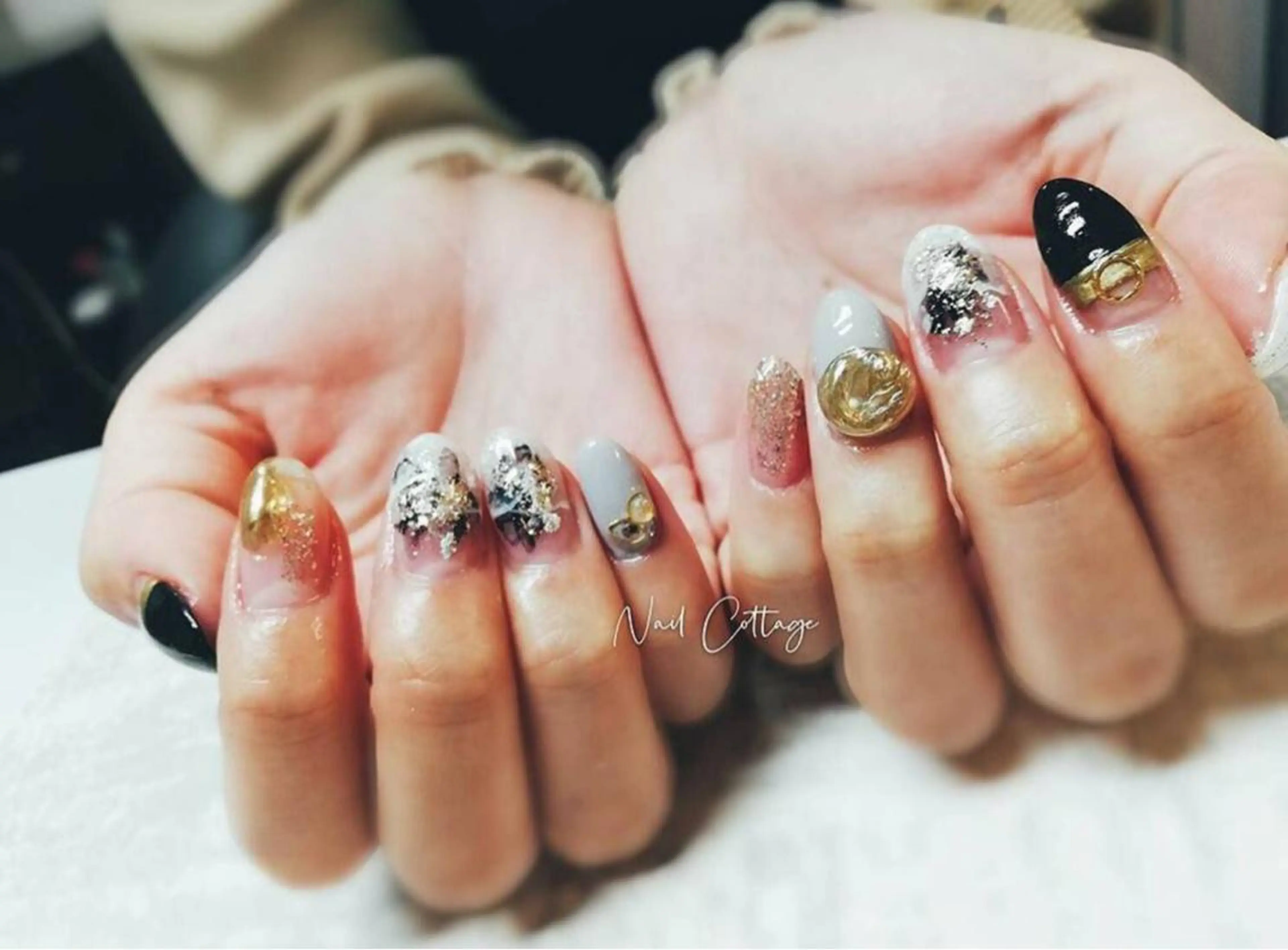 ネイル アートネイル ニュアンスネイル Nail cottageのネイルデザイン