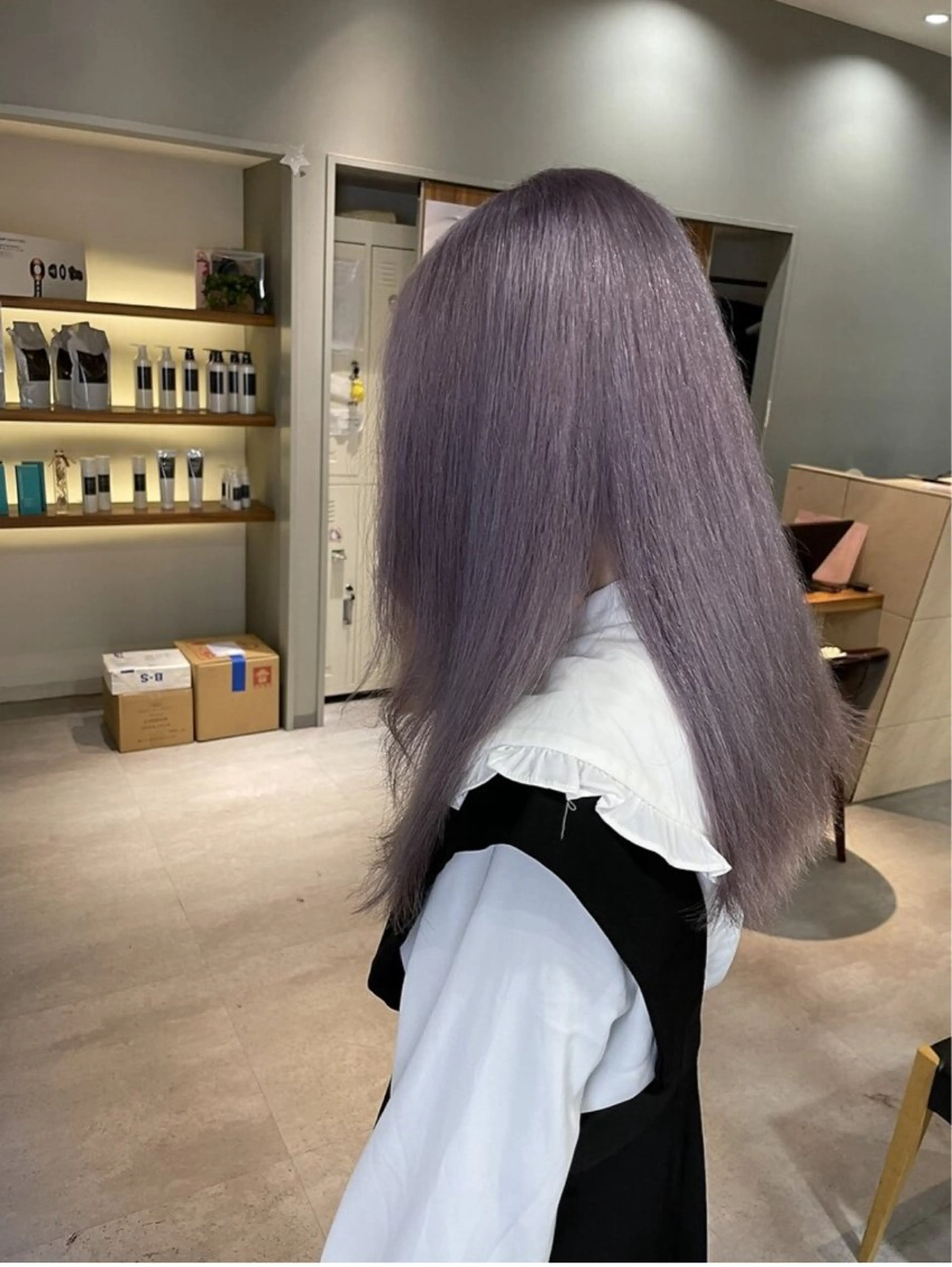 カラー ハイトーンカラー ラベンダーカラー ブリーチカラー 🦋RANA🦋のヘアスタイル