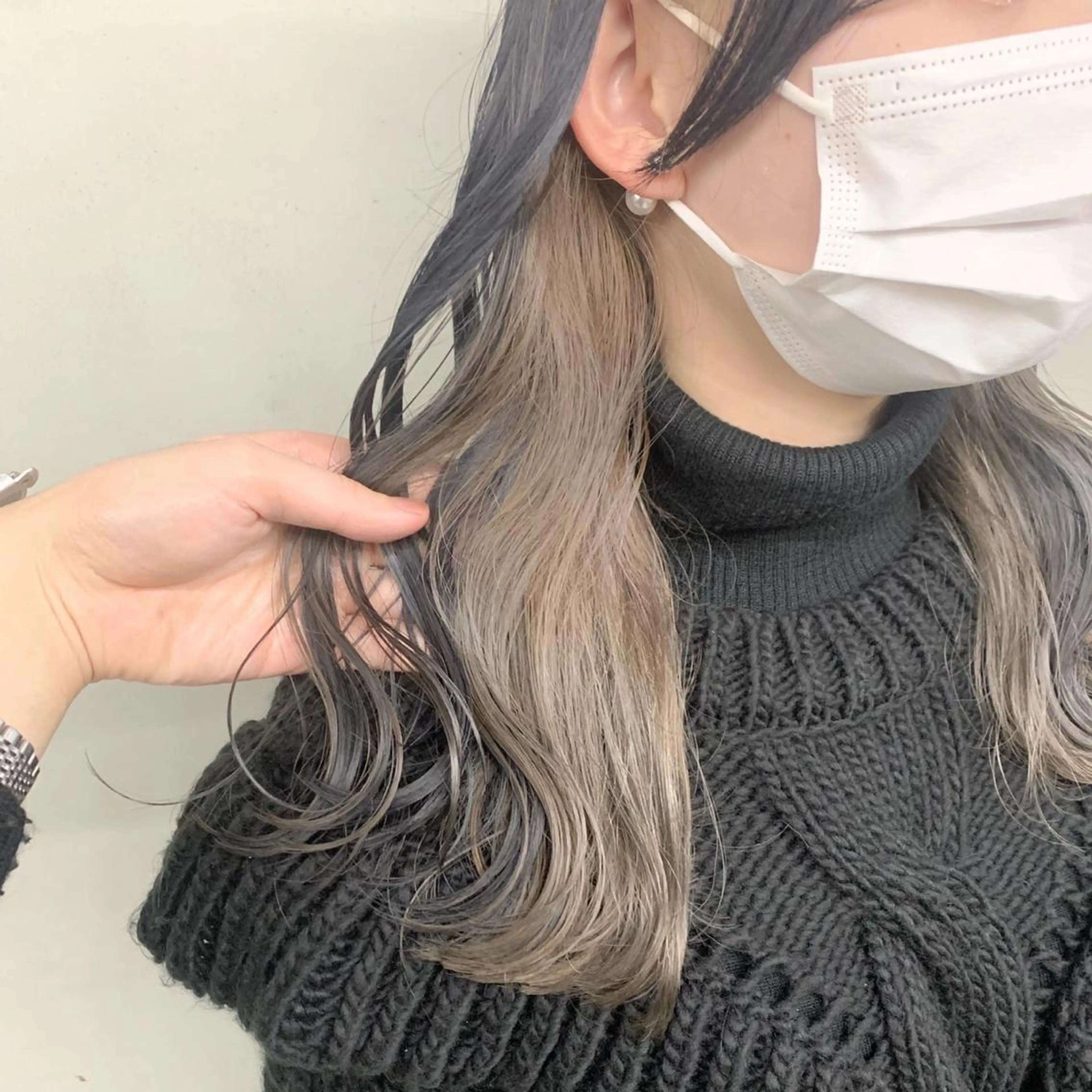 ミディアム カット ヘアカラー トリートメント 🌫️大人韓国ヘア 🌫️naoyaのヘアスタイル