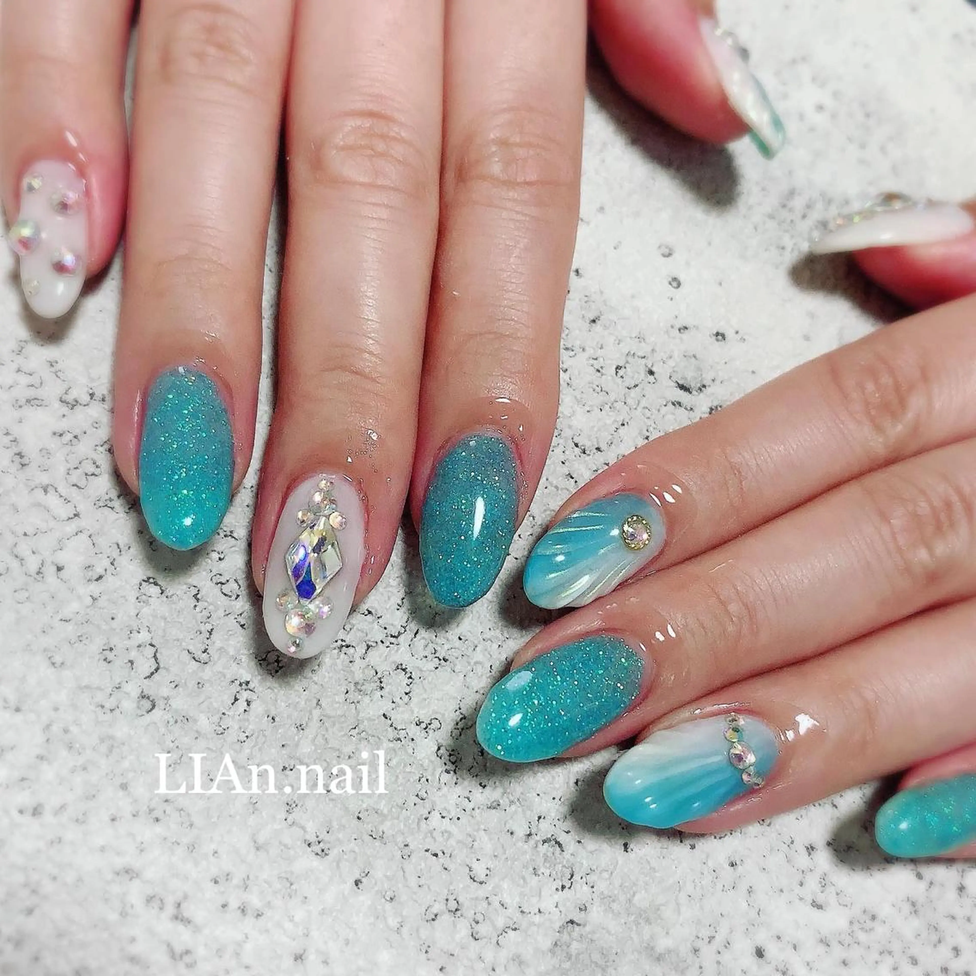 ネイル ジェルネイル Lian nailのネイルデザイン