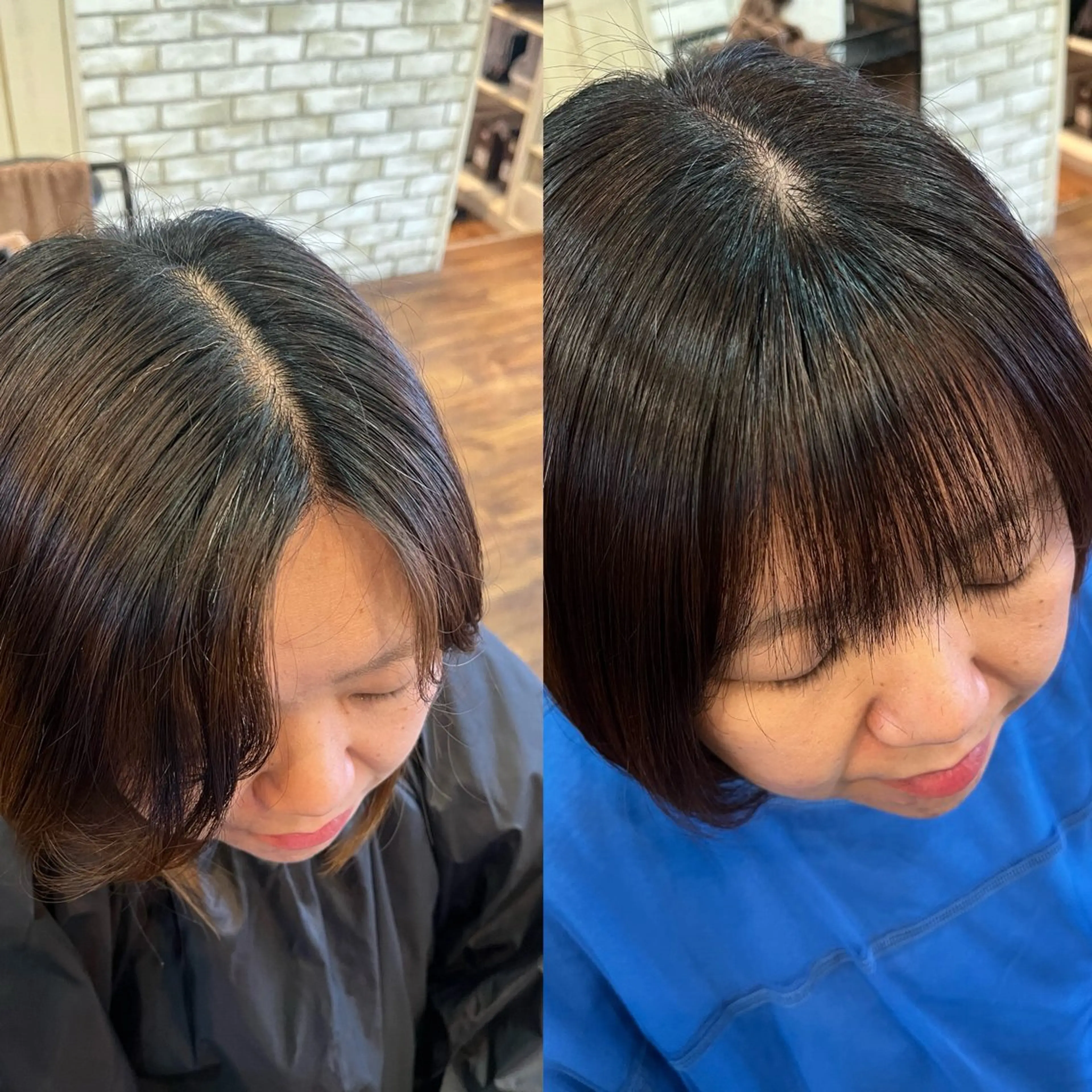 ショート パーマ 縮毛矯正 Ayumi/髪質改善 /レイヤー/韓国風のヘアスタイル