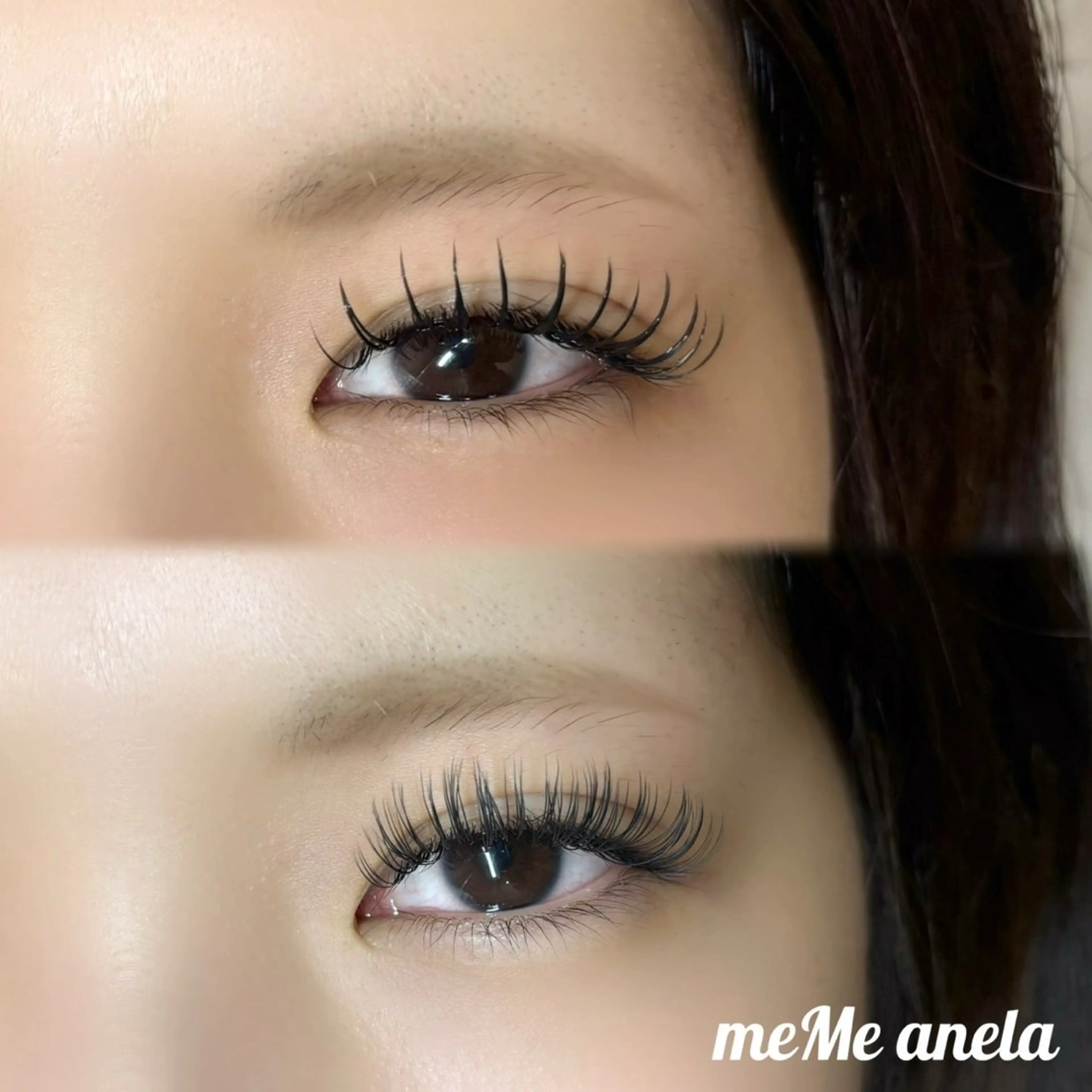 マツエク・マツパ meMe anela AIのマツエク・マツパデザイン