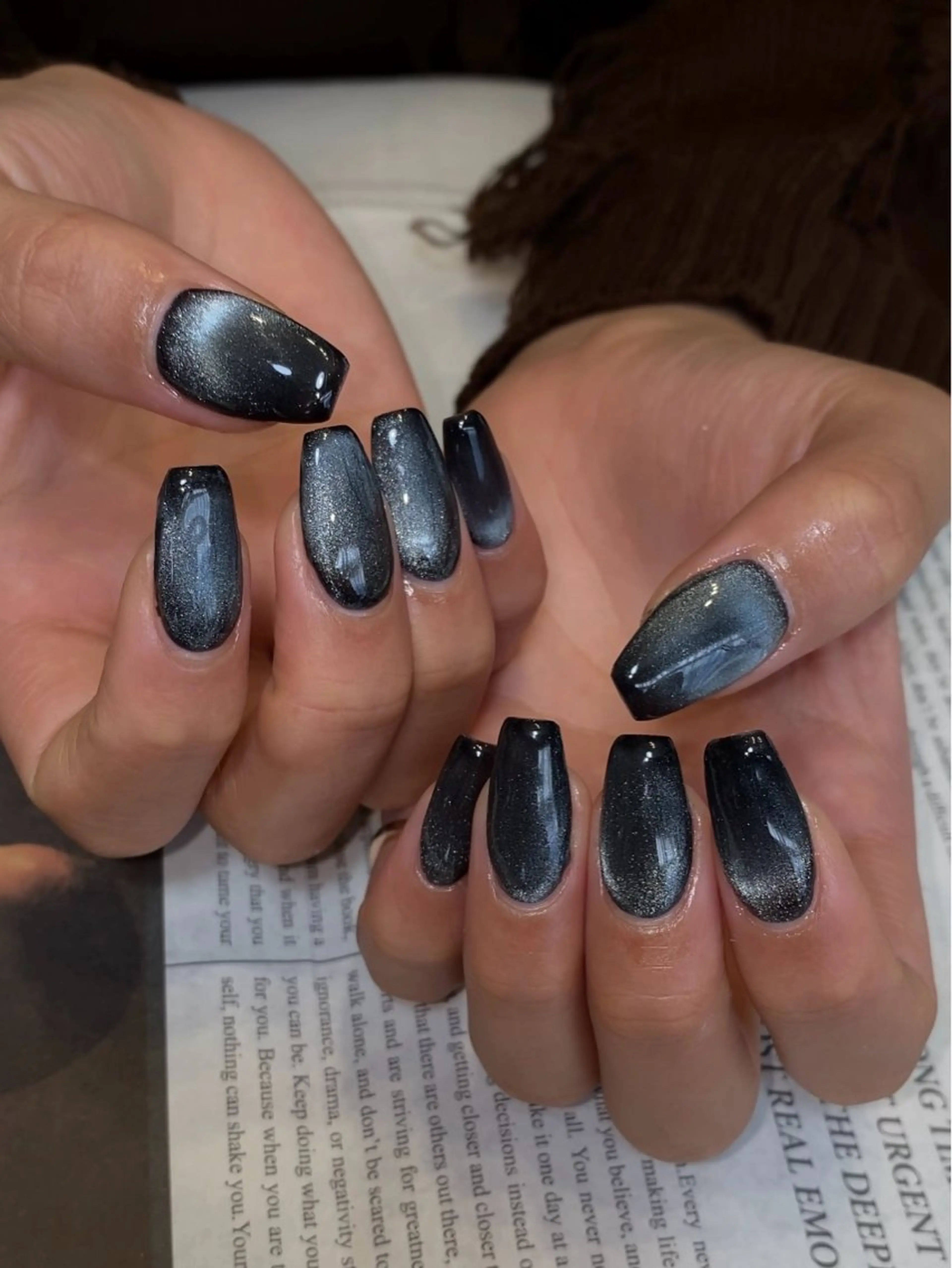 ネイル 長さ出し マグネットネイル ハンドネイル ハンドケア nail salon maniのネイルデザイン