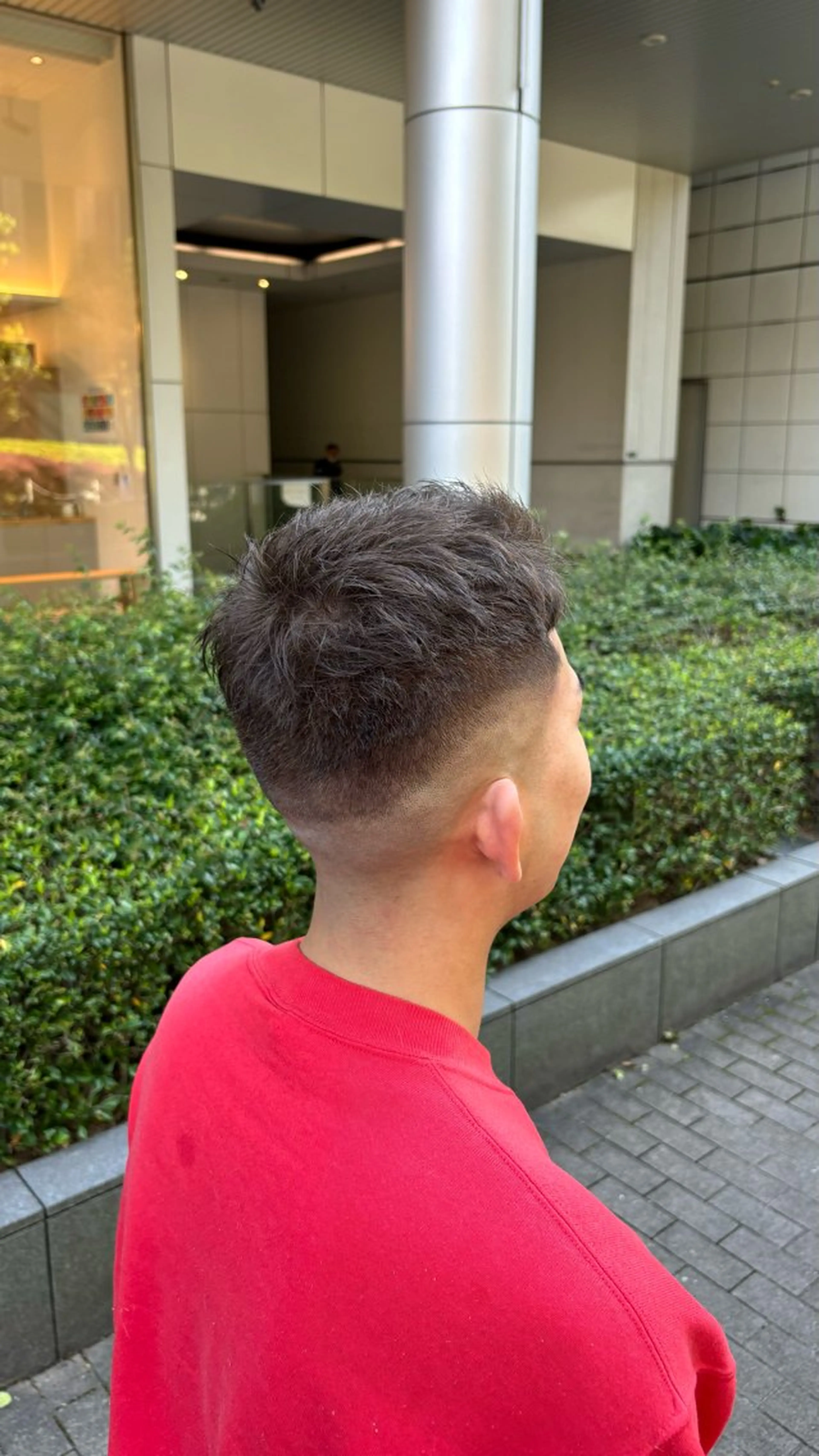 カラー ブリーチ グレージュ 髪質改善/韓国ヘア/ 梅田/aobaのヘアスタイル