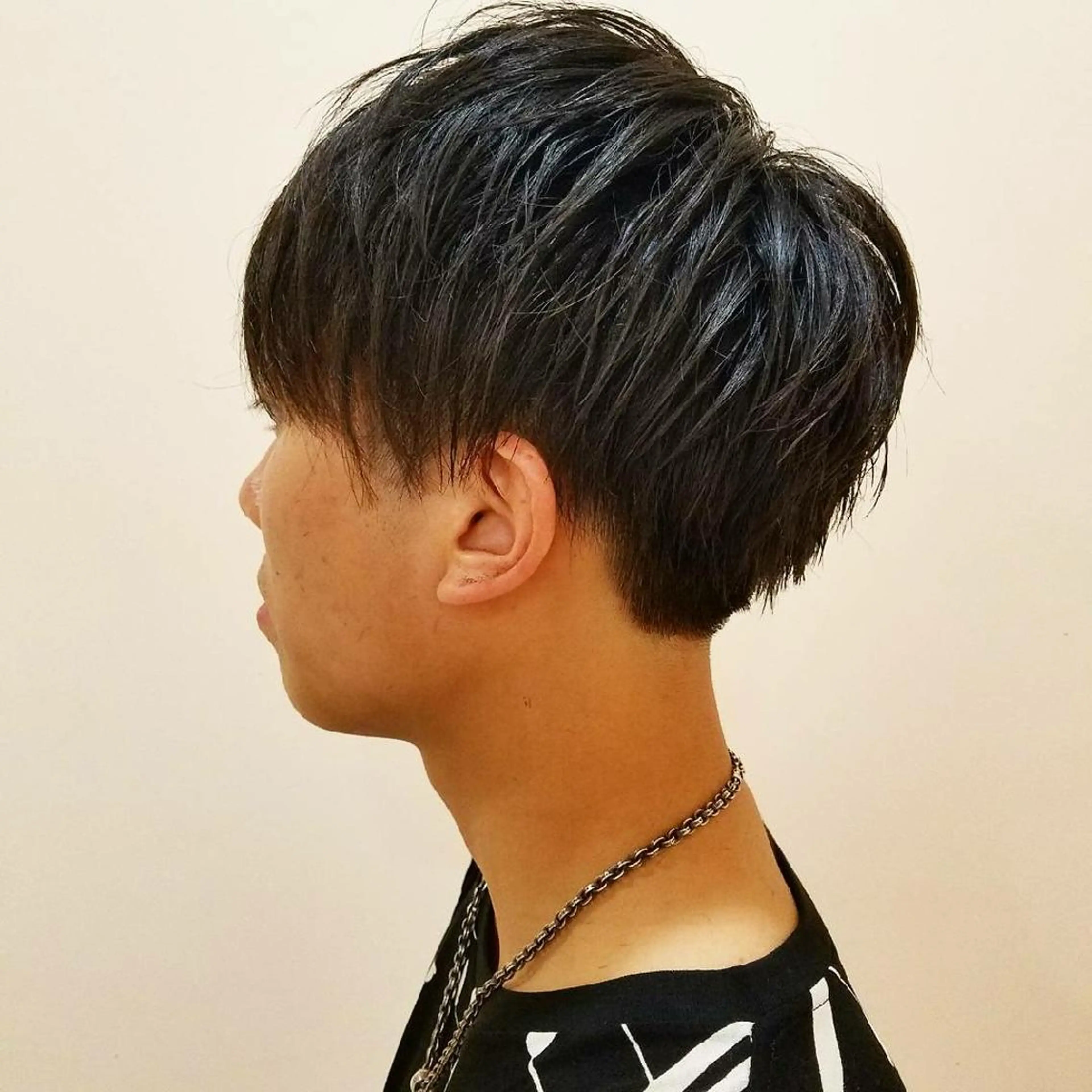 メンズ ショート ショートヘア 美谷添（ミヤゾエ） まどか大人ヘアサロンのヘアスタイル