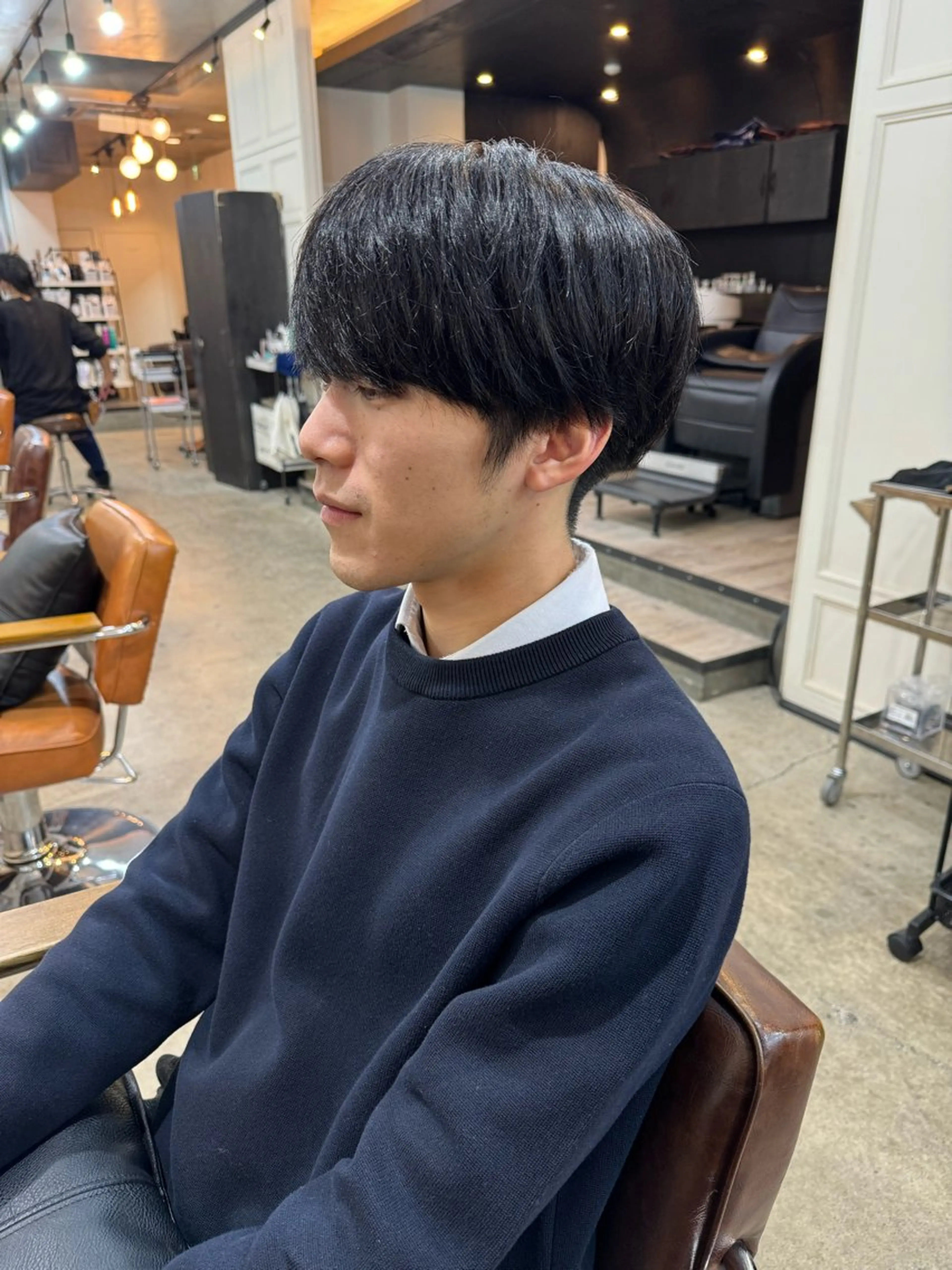 ショート メンズ マッシュ 刈り上げ 志賀 あずみのヘアスタイル