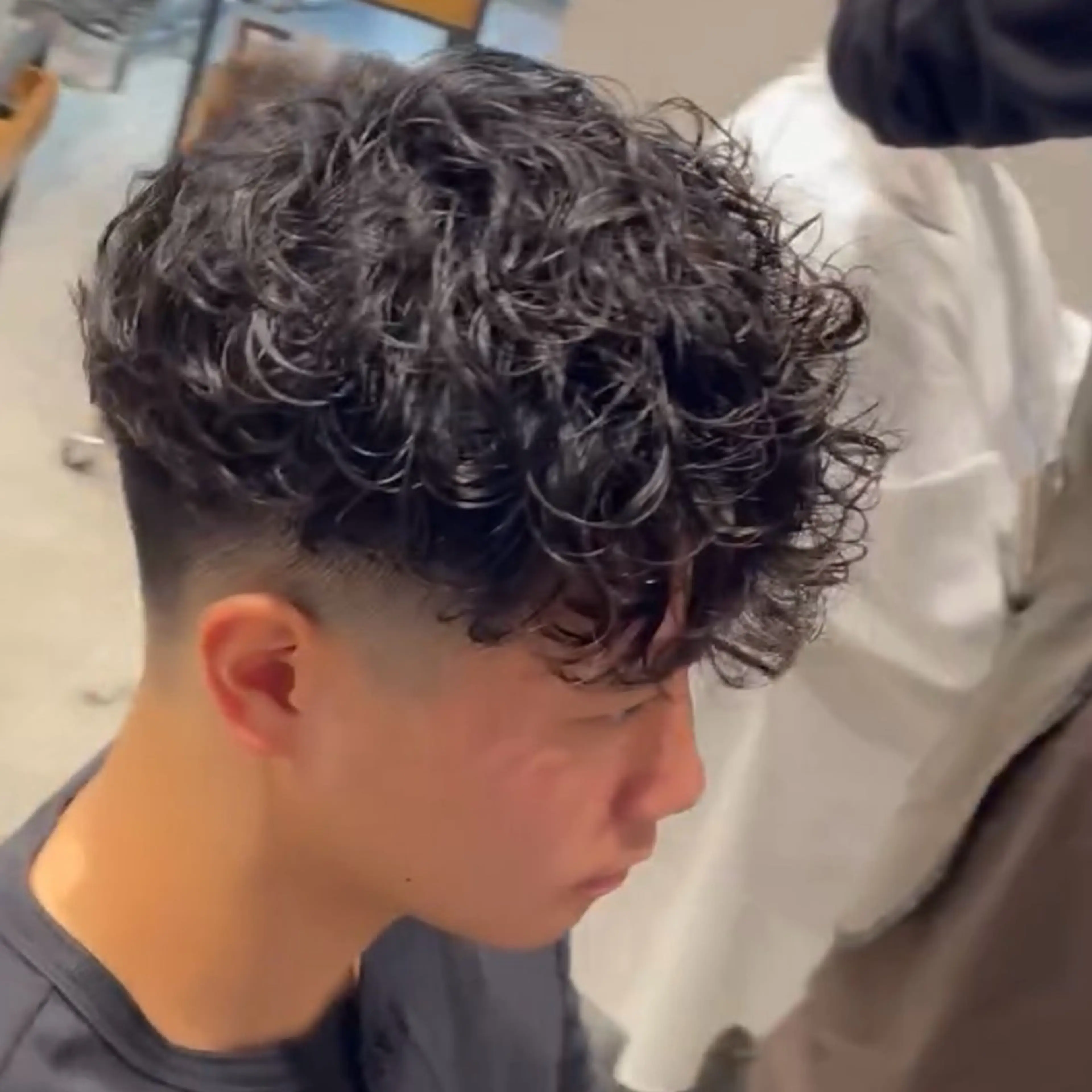 メンズ スペインカール メンズ専門/パーマ 特化/栄/北出瑞貴のヘアスタイル