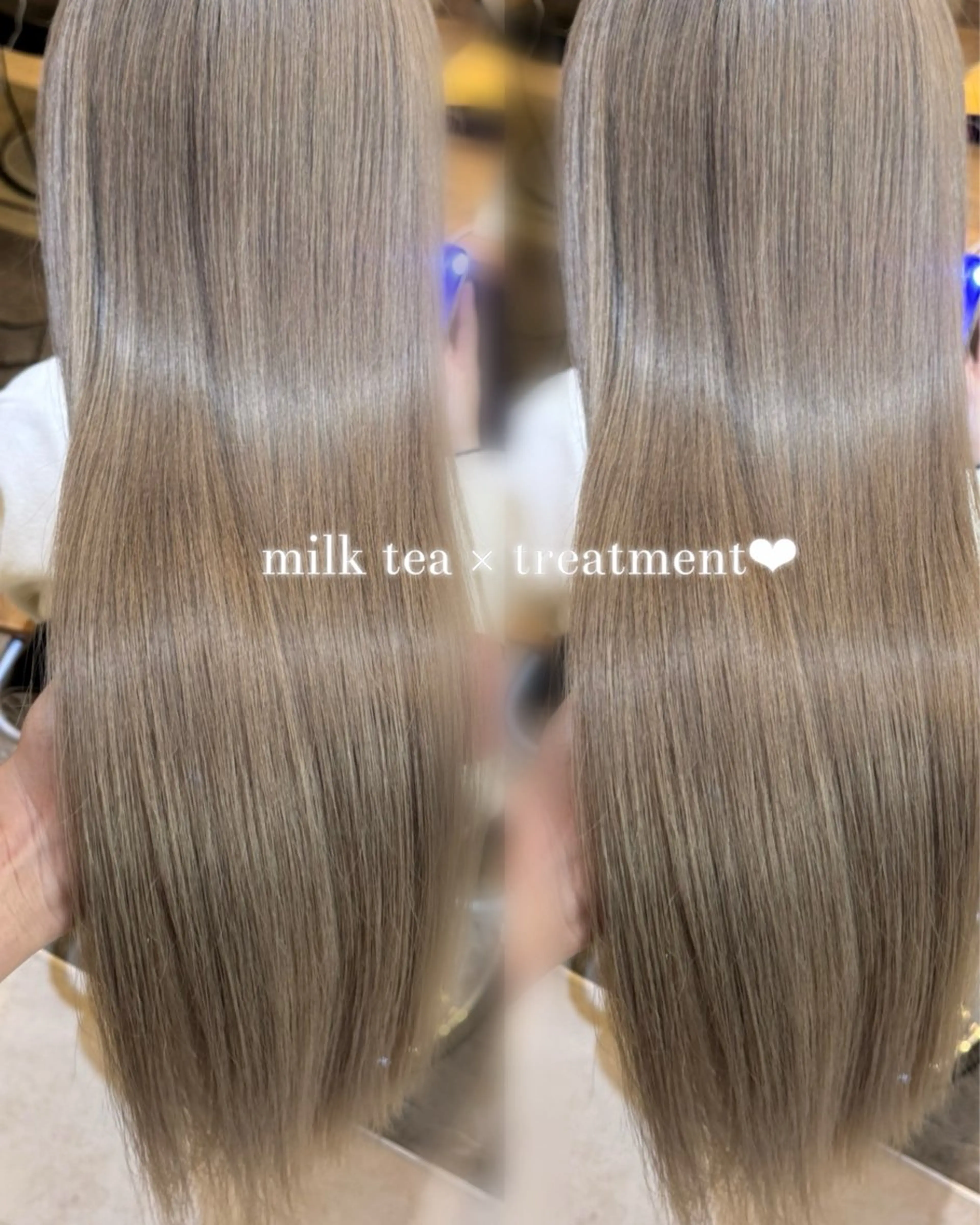 ロング 髪質改善 トリートメント ヘアカラー トリートメント 💎艶カラー髪質改善 💎🐇uraraのヘアスタイル