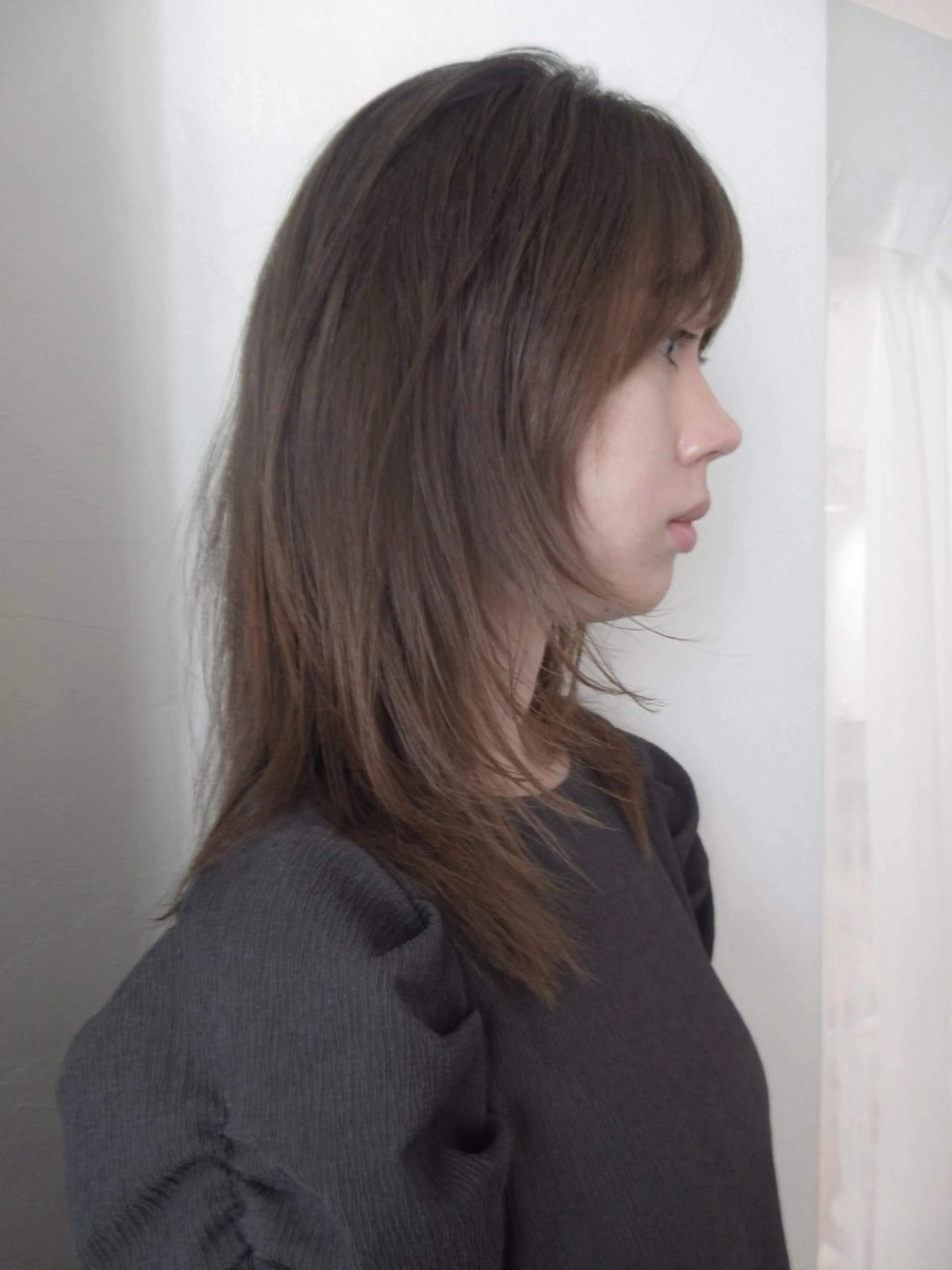 セミロング カラー カット トリートメント ブリーチなしWカラー /赤み消し/トモキのヘアスタイル