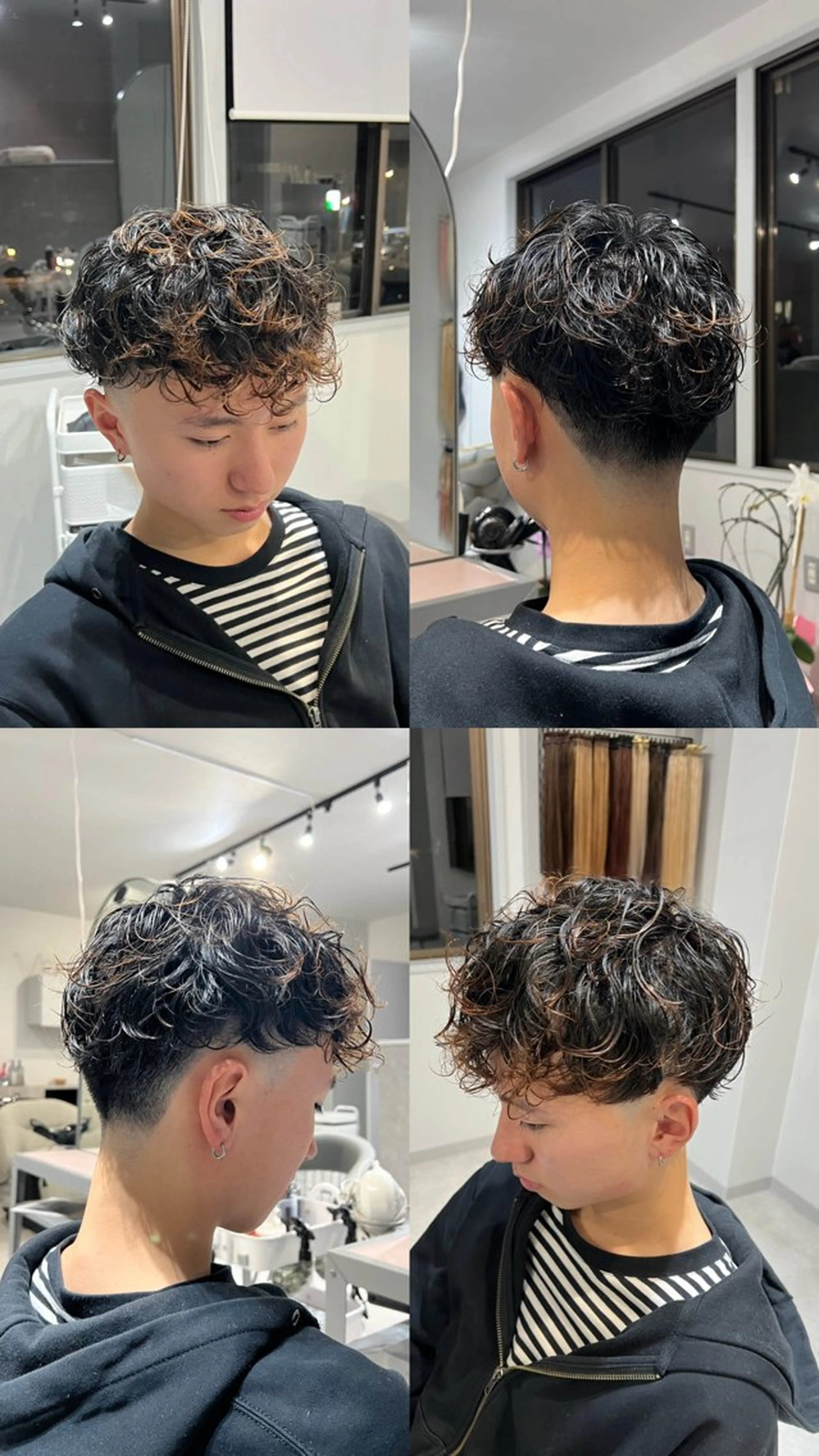 ミディアム カット パーマ 💈メンズ特化💈 坂井竜也のヘアスタイル
